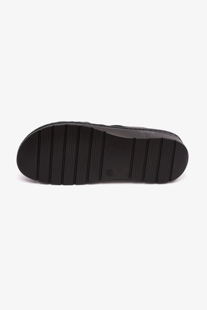 Comfort Plus Women's Mid Heel Sandals Black LSDCP606