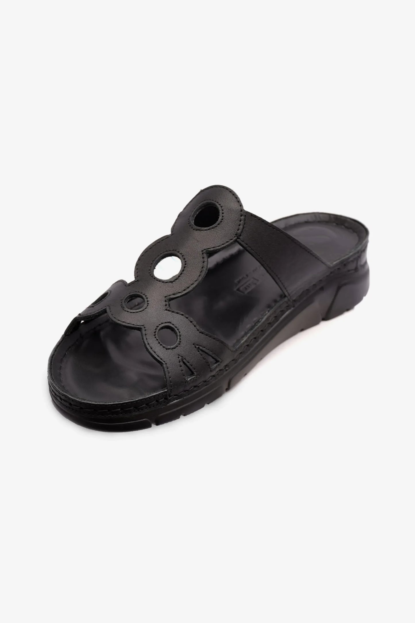 Comfort Plus Women's Mid Heel Sandals Black LSDCP606