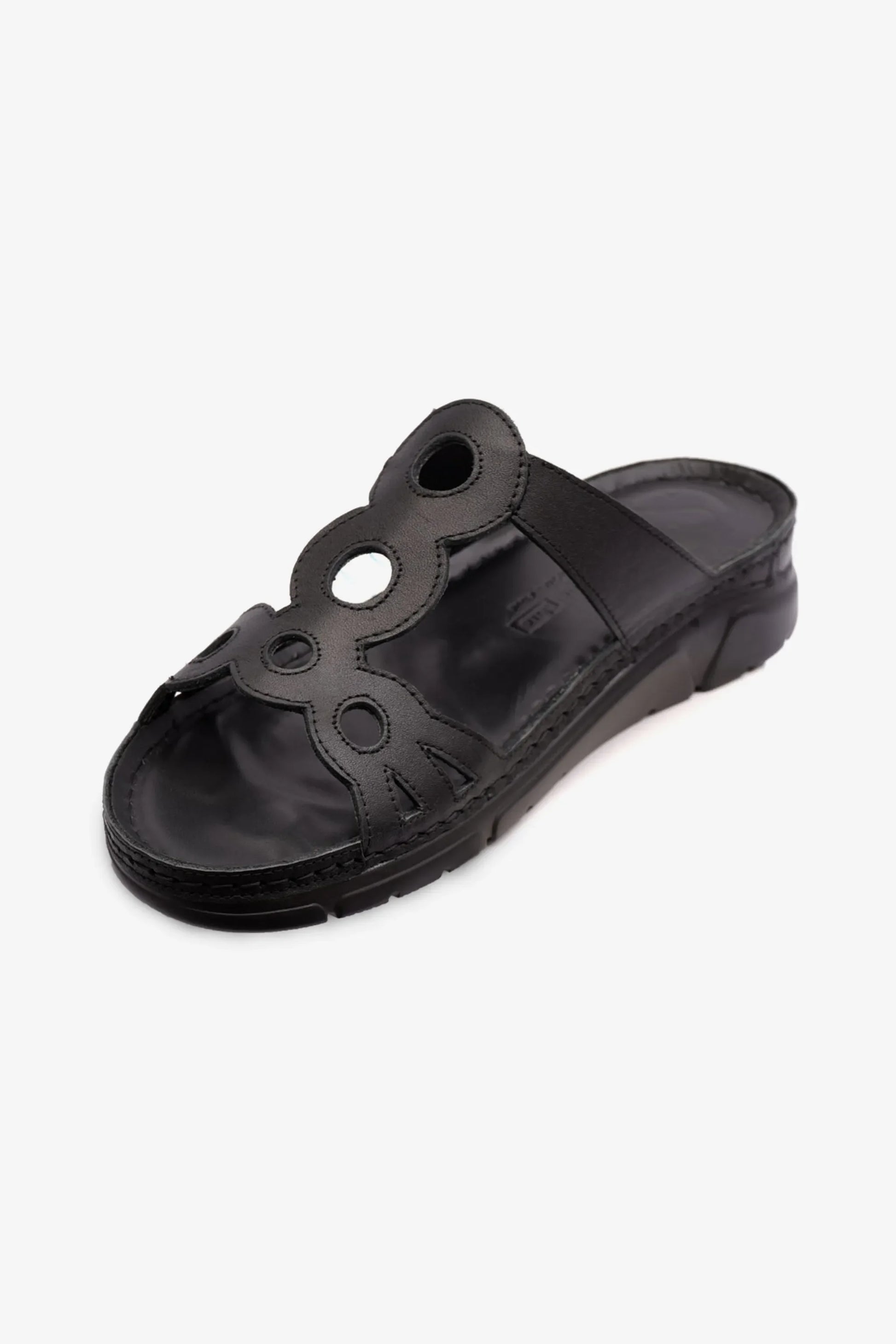 Comfort Plus Women's Mid Heel Sandals Black LSDCP606