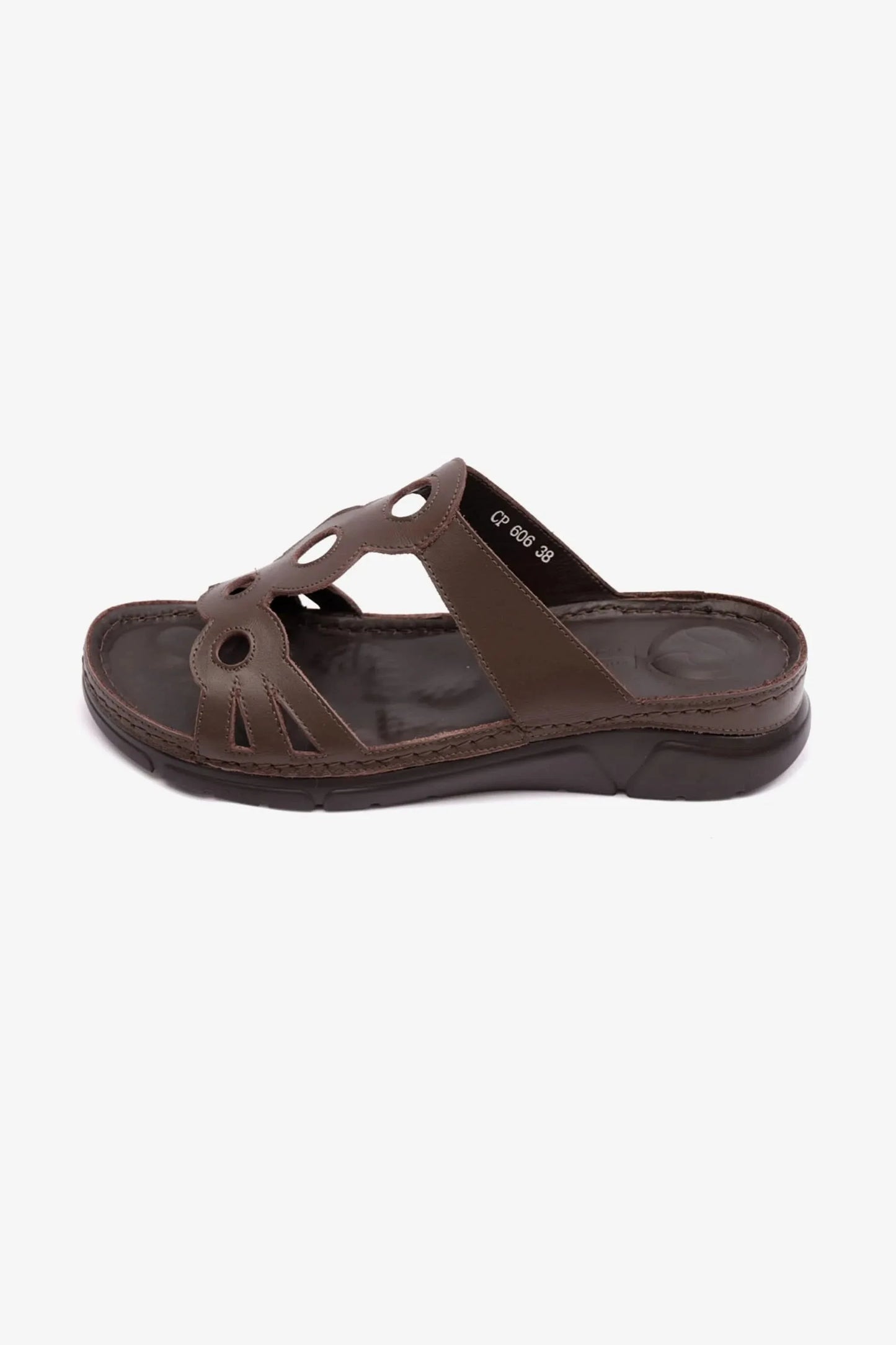Comfort Plus Women's Ultra Massage Point Sandals Brown LSDCP606
