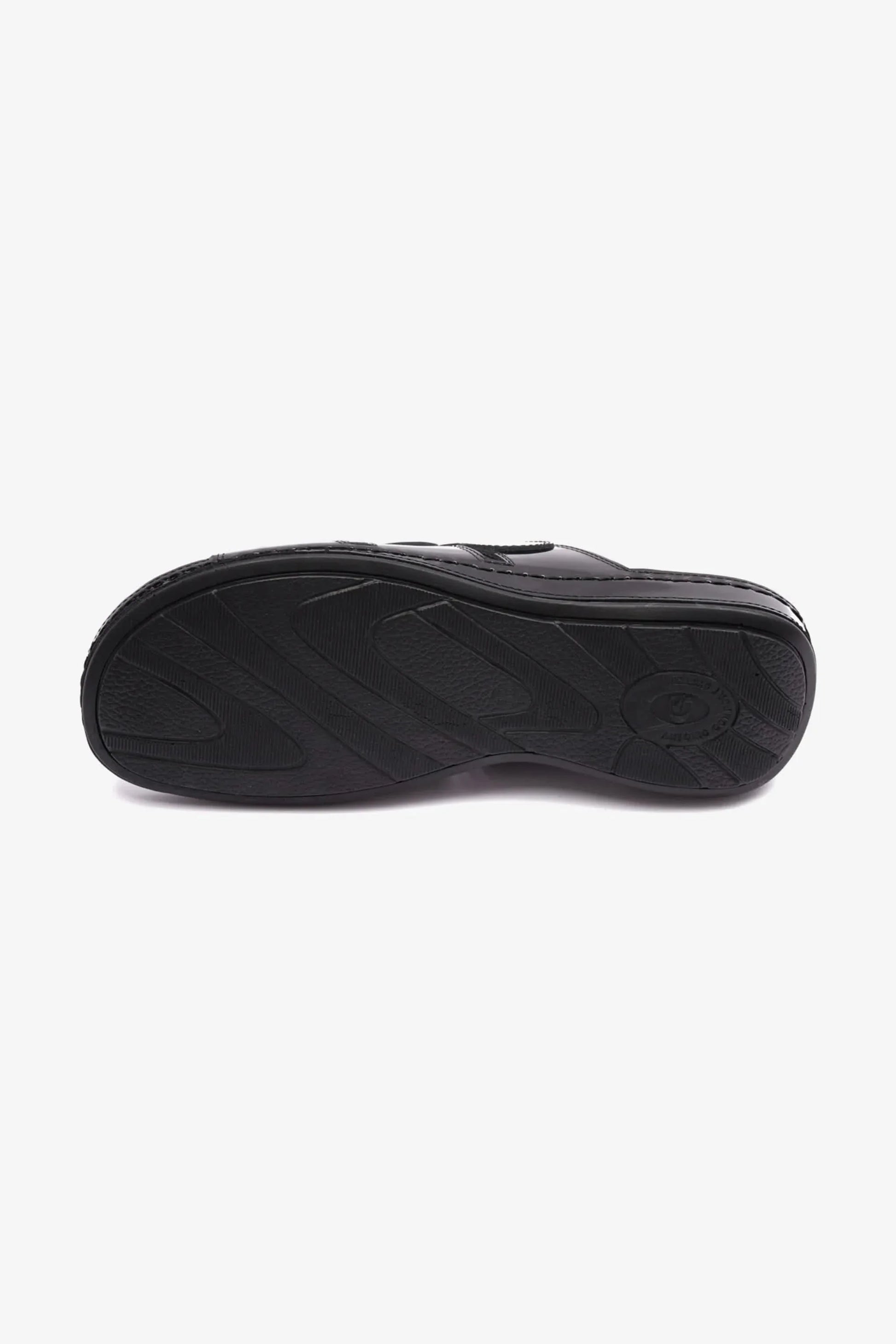 Comfort Plus Women's Soft Footbed Arabic Sandals Black LSDCP725