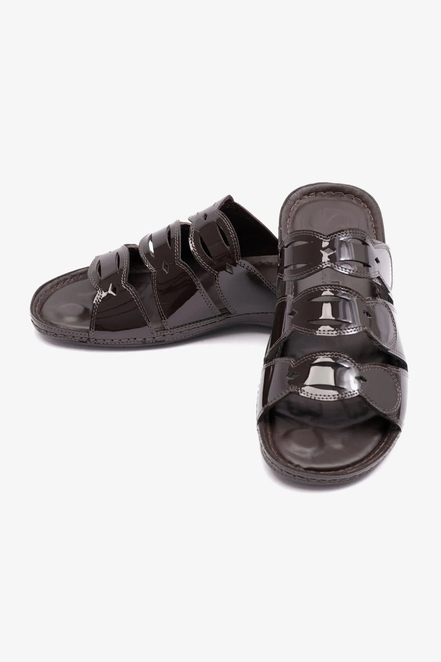 Comfort Plus Women's Soft Footbed Sandals Brown LSDCP725