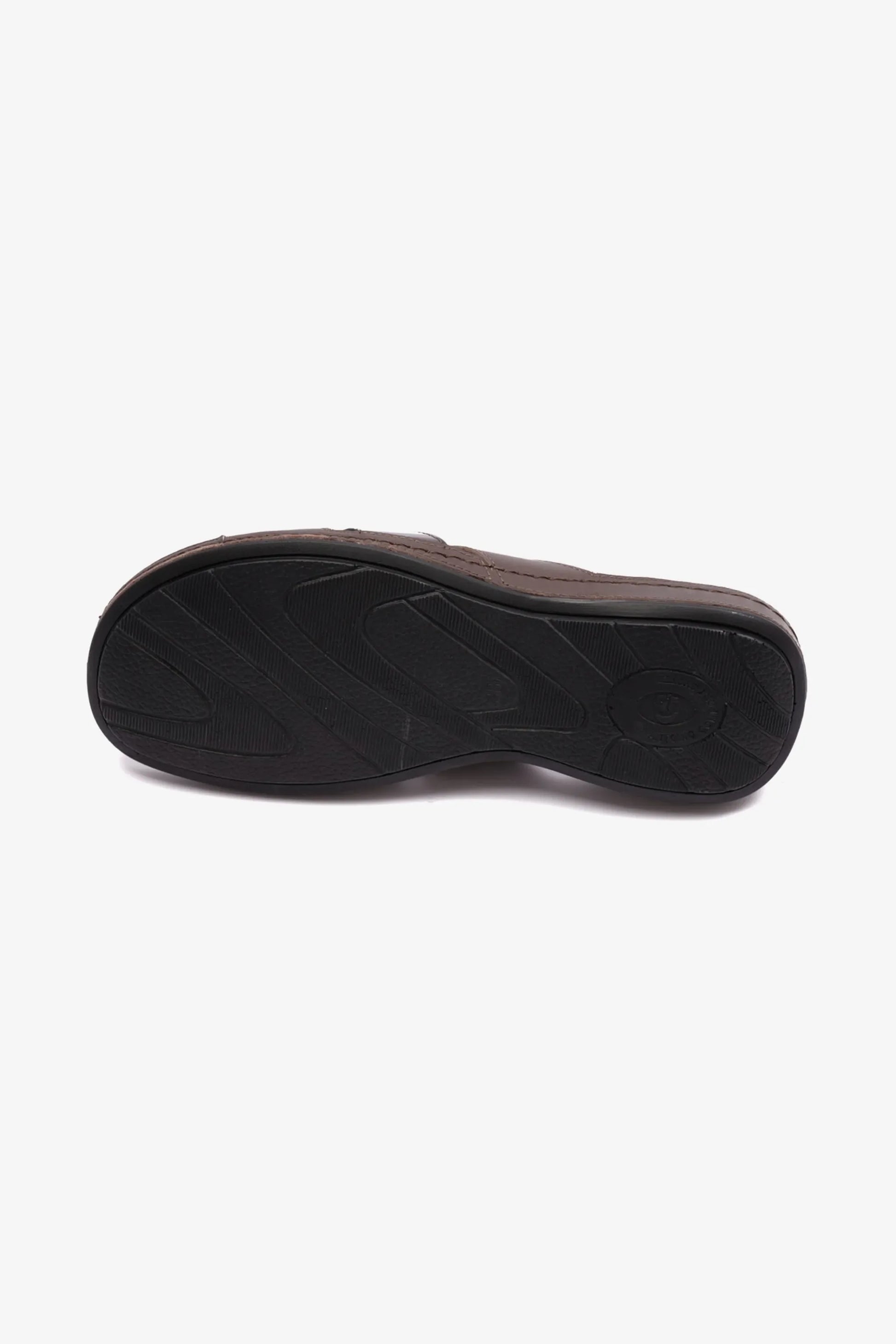 Comfort Plus Women's Soft Nappa Flat Sandals Brown LSDCP724
