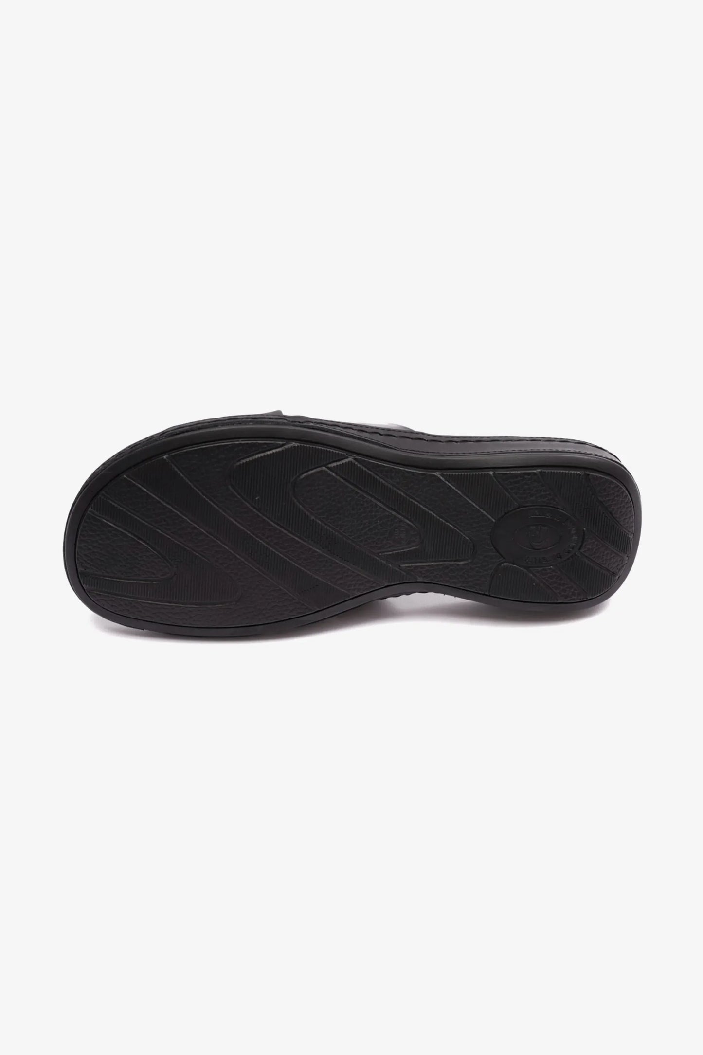 Comfort Plus Women's Patent Leather Sandals Black LSDCP727