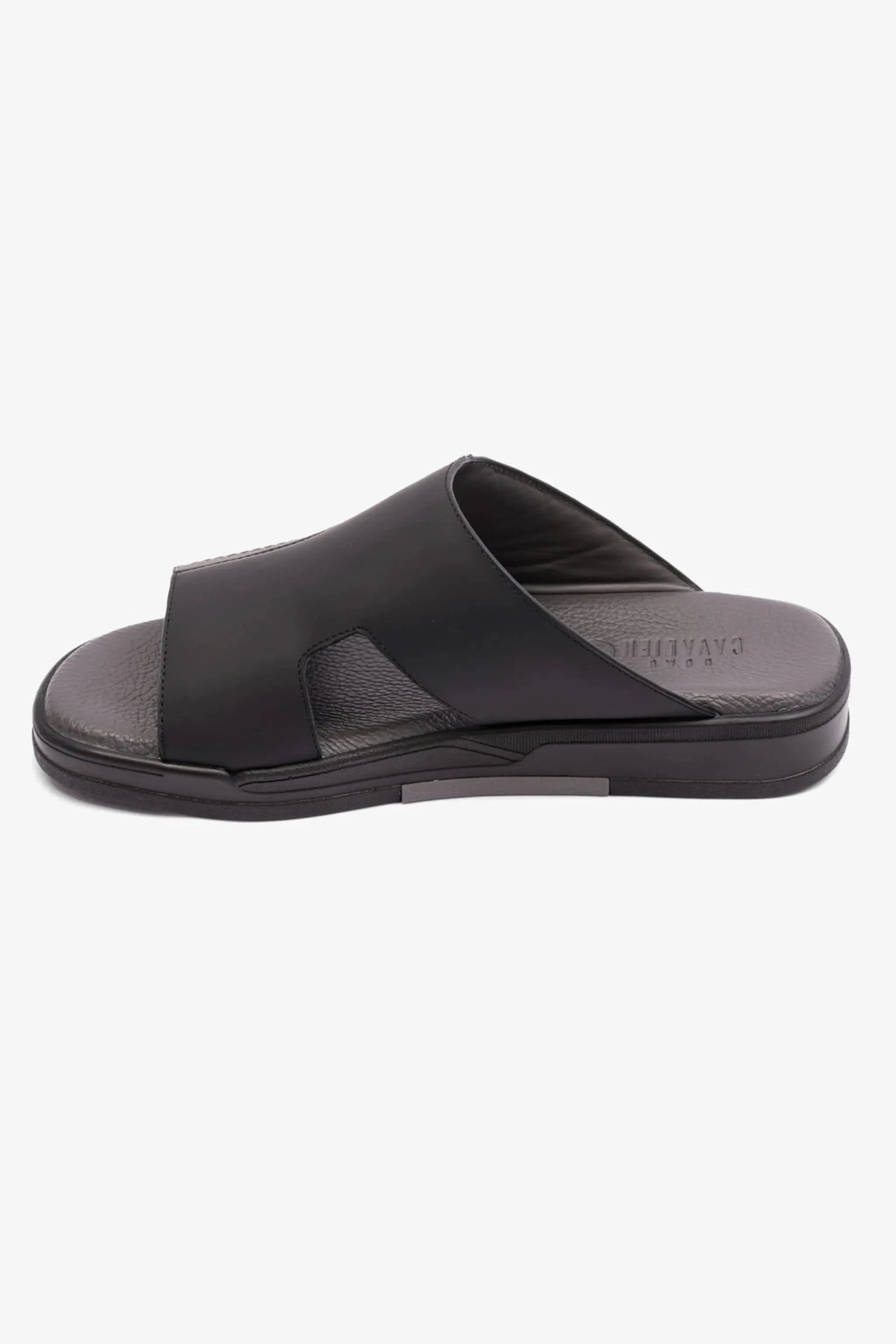 Cavalier Uomo Men's Extra Cushioned Arabic Sandals Black MSDCVHAR309