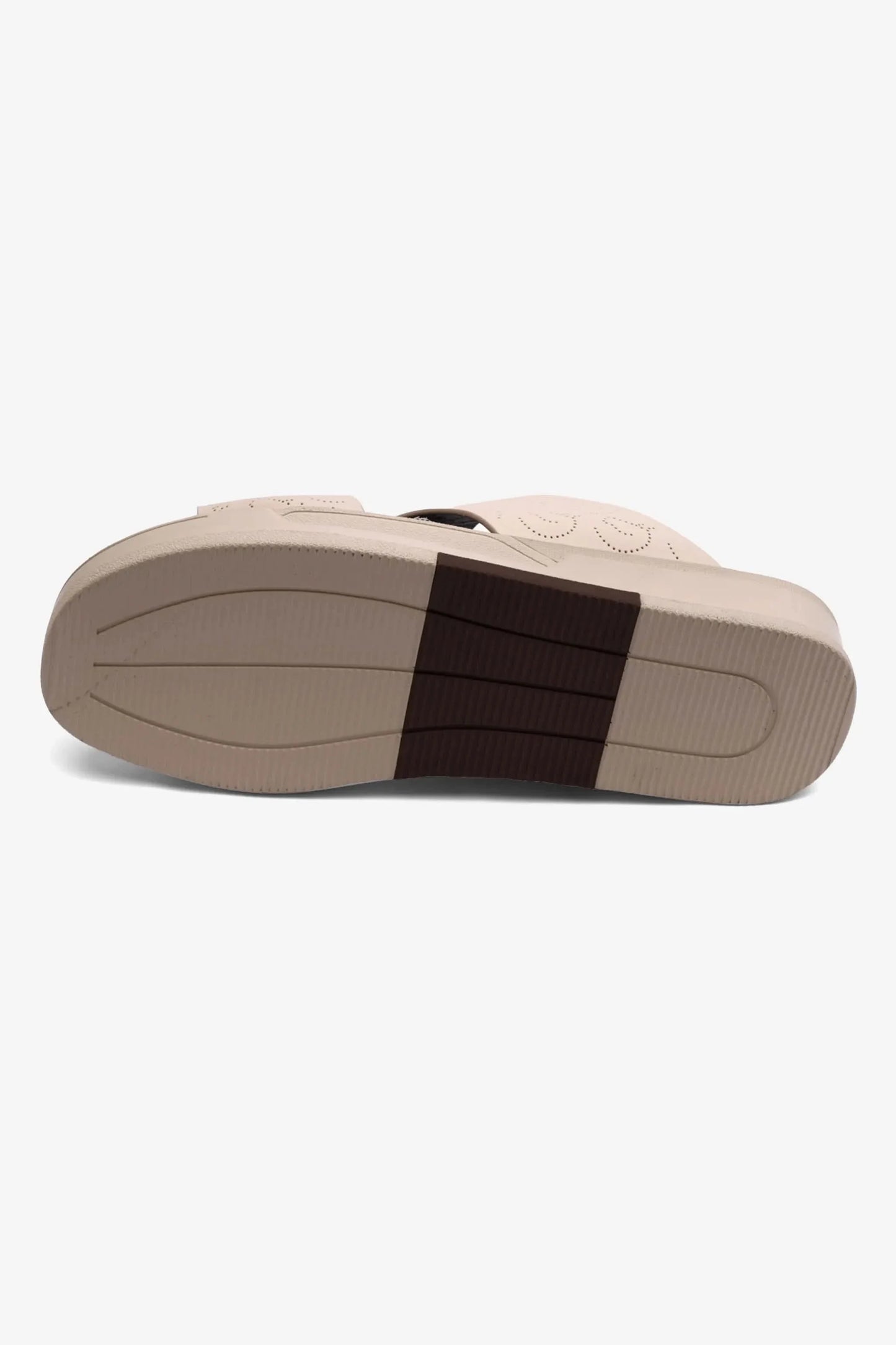 Cavalier Uomo Men's Stylish Trim Arabic Sandals Cream MSDCVHAR310