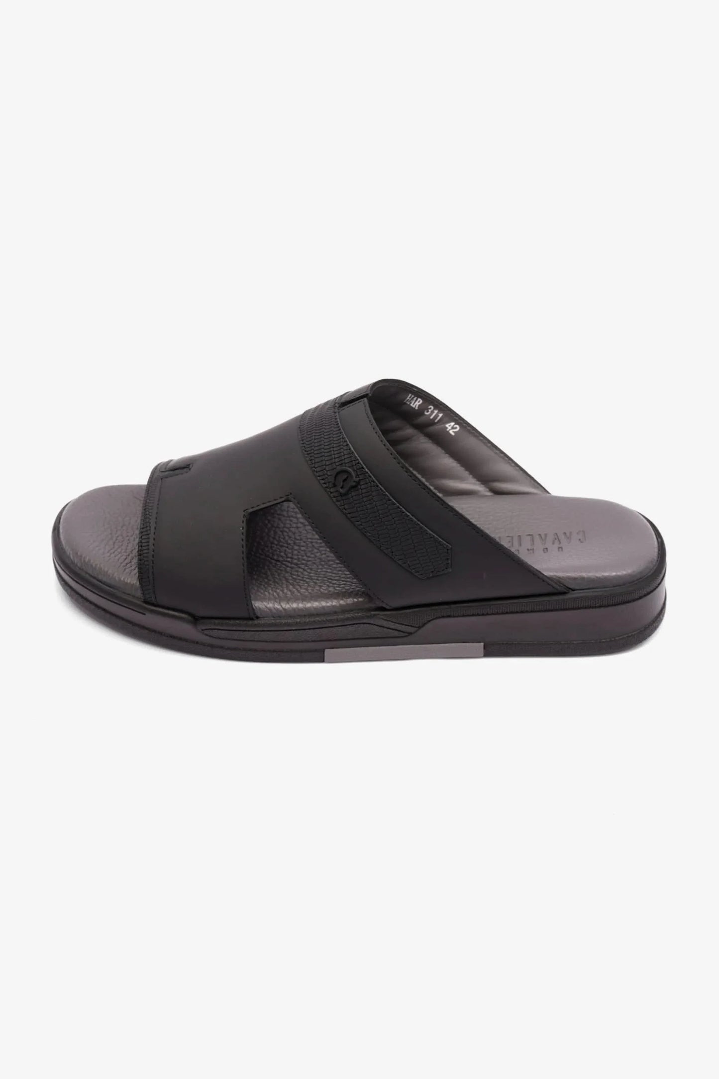 Cavalier Uomo Men's Arabic Sandals Black MSDCVHAR311