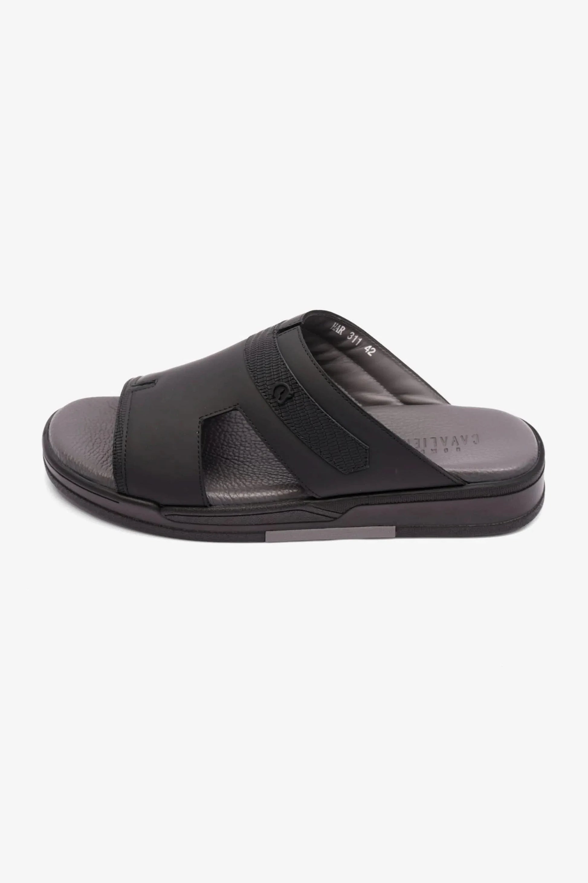 Cavalier Uomo Men's Arabic Sandals Black MSDCVHAR311