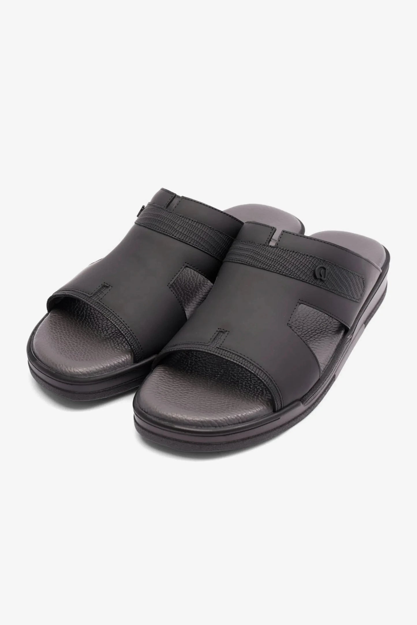 Cavalier Uomo Men's Arabic Sandals Black MSDCVHAR311