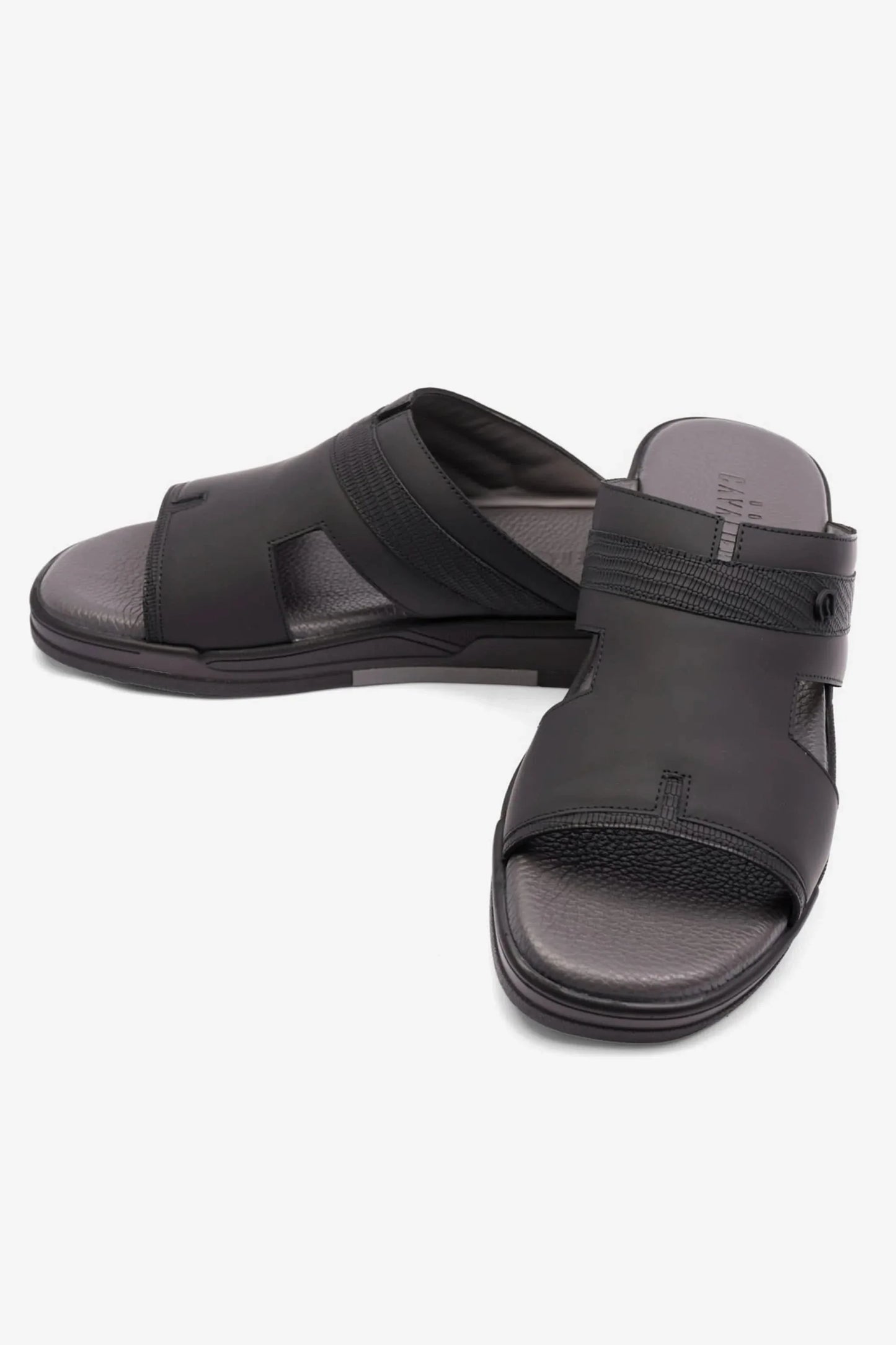 Cavalier Uomo Men's Arabic Sandals Black MSDCVHAR311