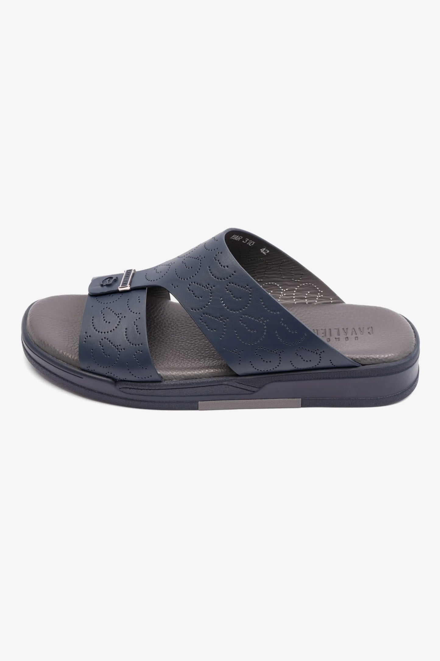 Cavalier Uomo Men's Stylish Trim Arabic Sandals Navy MSDCVHAR310