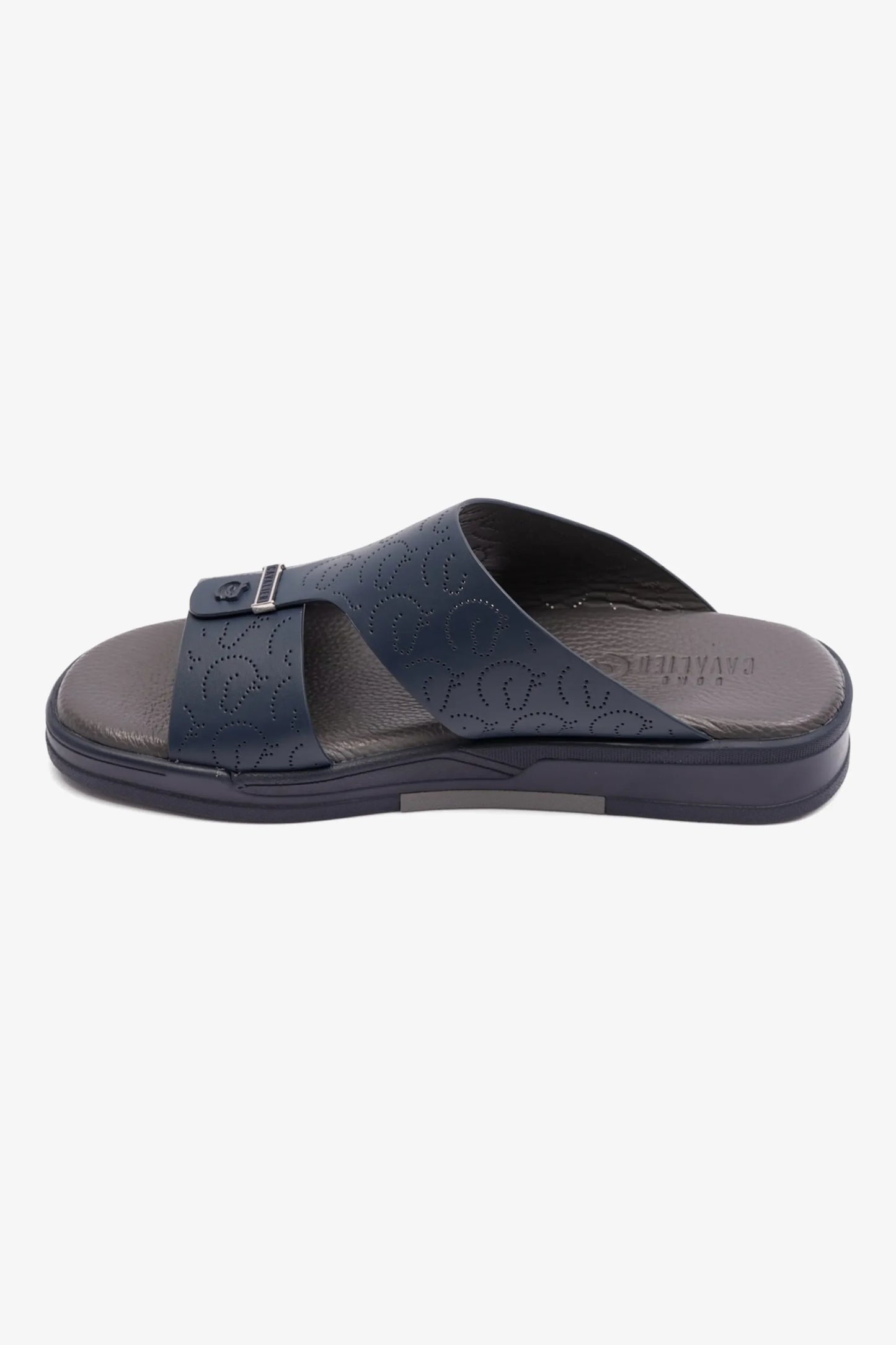 Cavalier Uomo Men's Stylish Trim Arabic Sandals Navy MSDCVHAR310