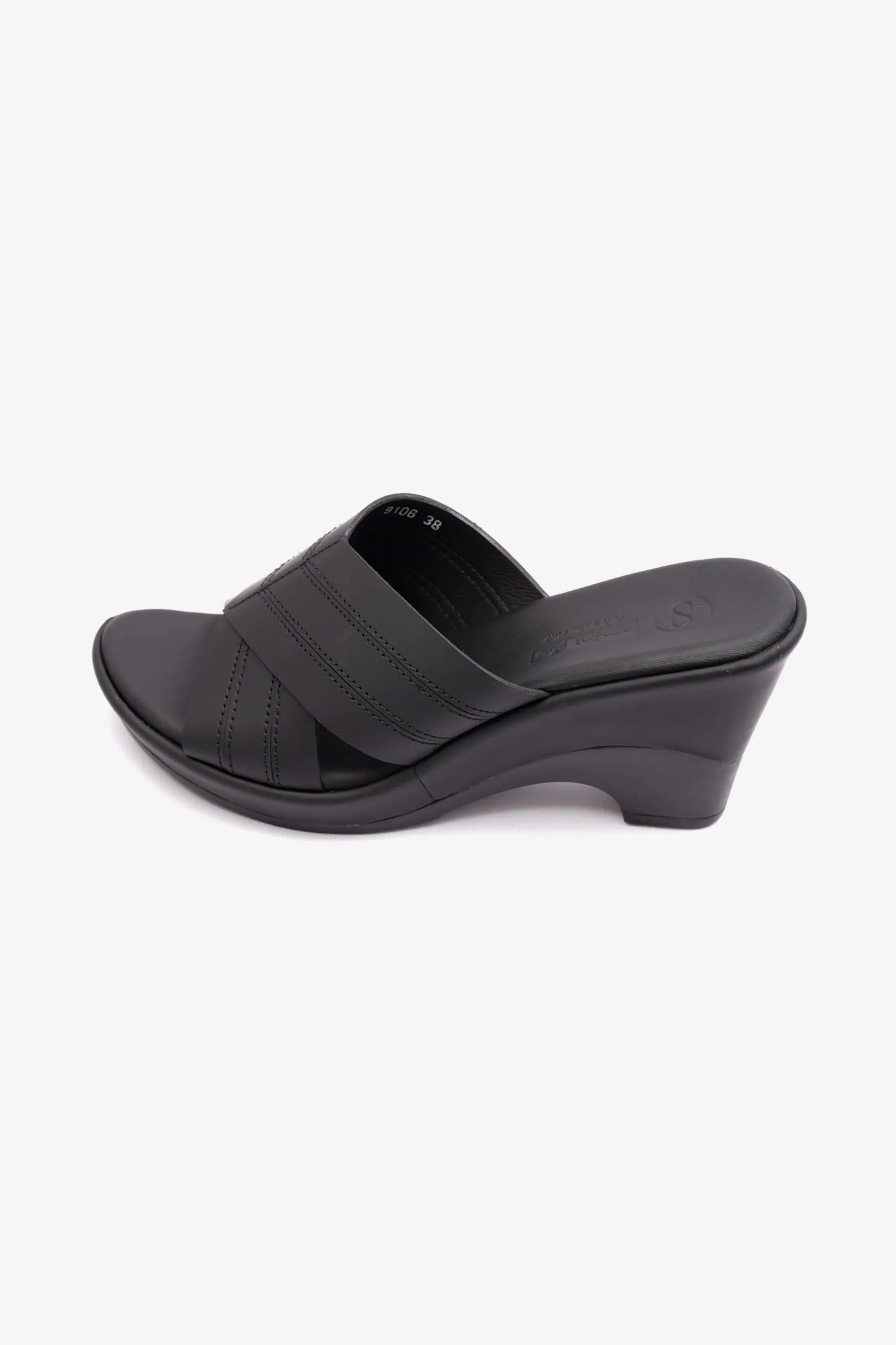 Comfort Plus Women's High Heel Sandals Black LSDCP9106