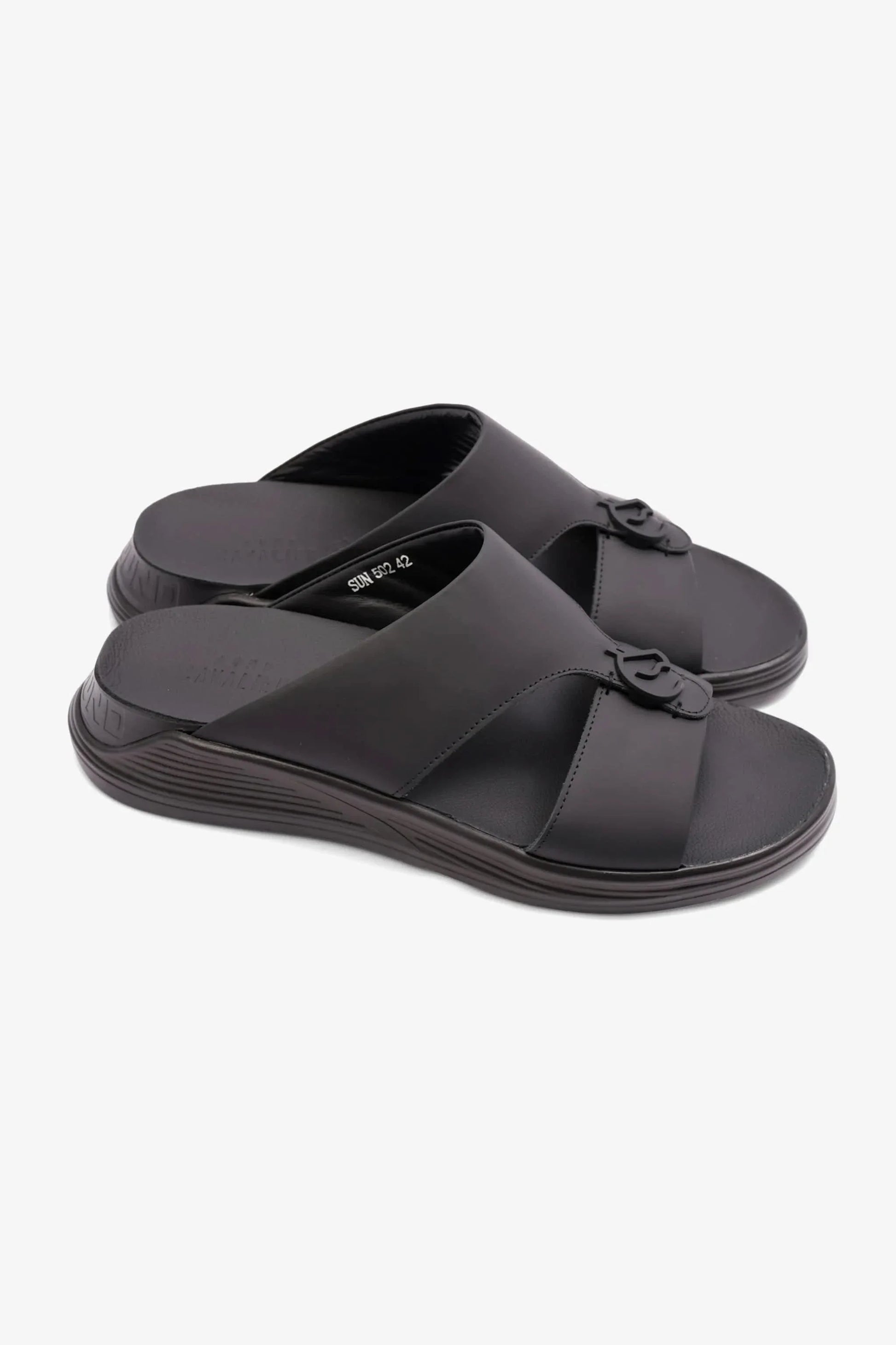 Cavalier Uomo Men's Arabic Sandals Sun Black MSDCVSUN502