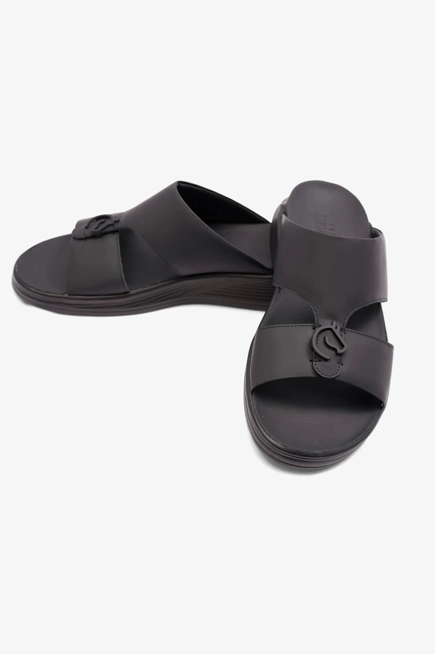 Cavalier Uomo Men's Arabic Sandals Sun Black MSDCVSUN502
