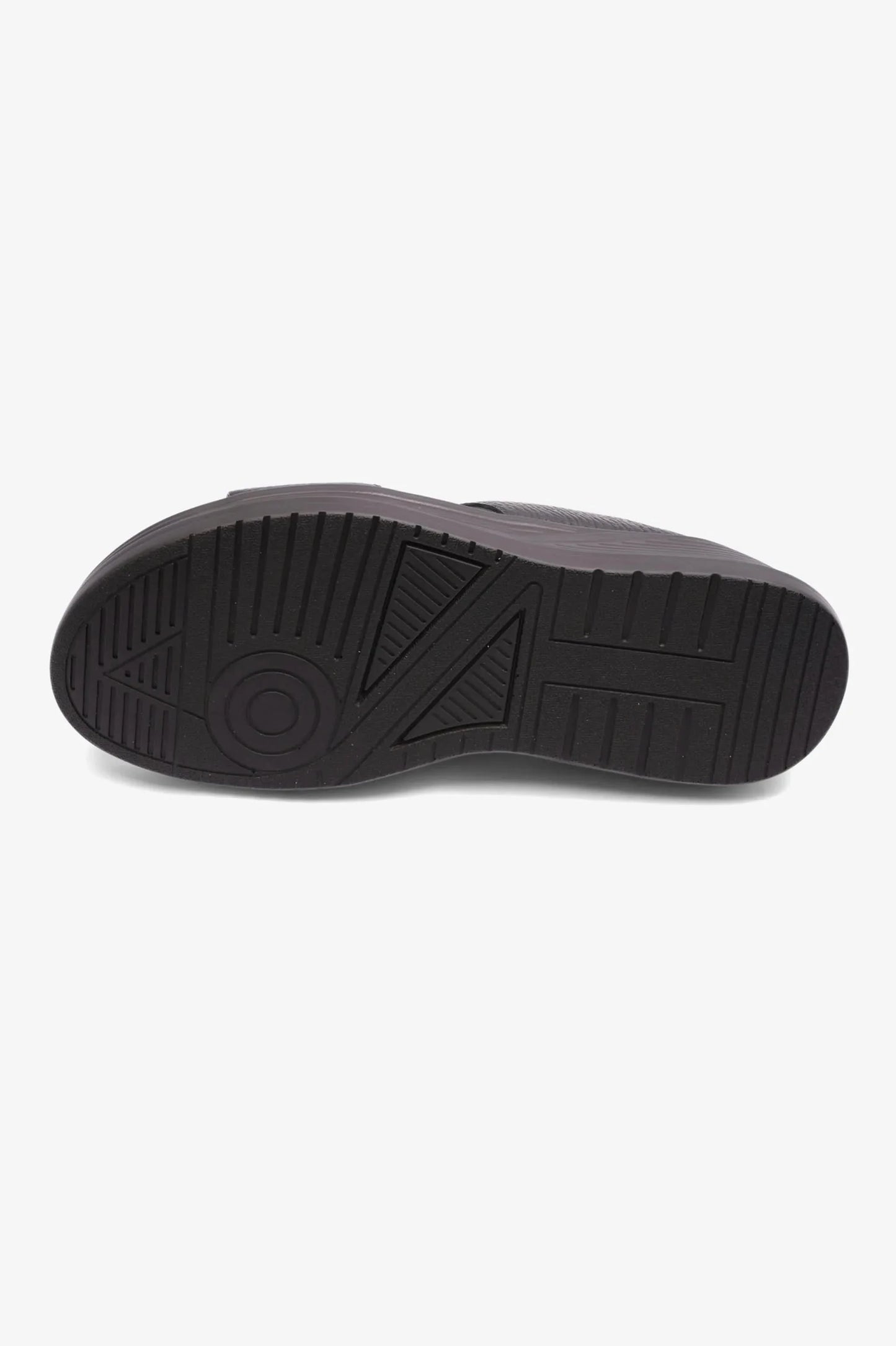 Cavalier Uomo Men's Embossed Leather Arabic Sandals Black MSDCVSUN506