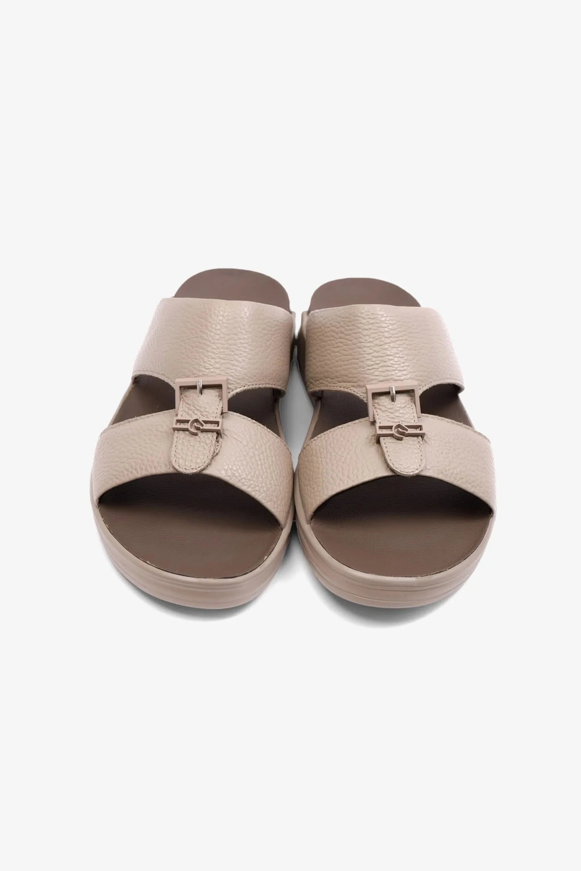 Cavalier Uomo Men's Embossed Leather Arabic Sandals Fossil MSDCVSUN506