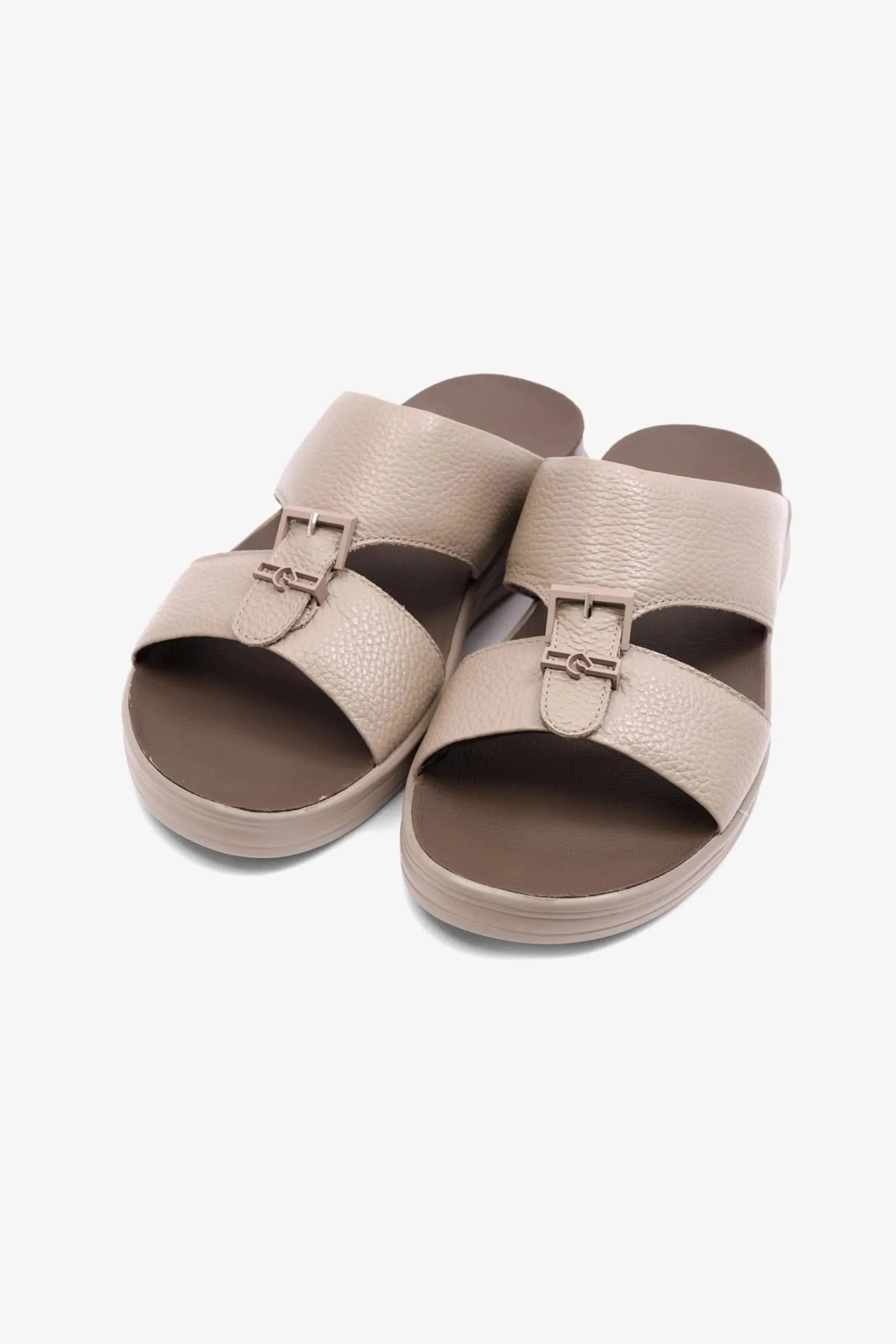 Cavalier Uomo Men's Embossed Leather Arabic Sandals Fossil MSDCVSUN506