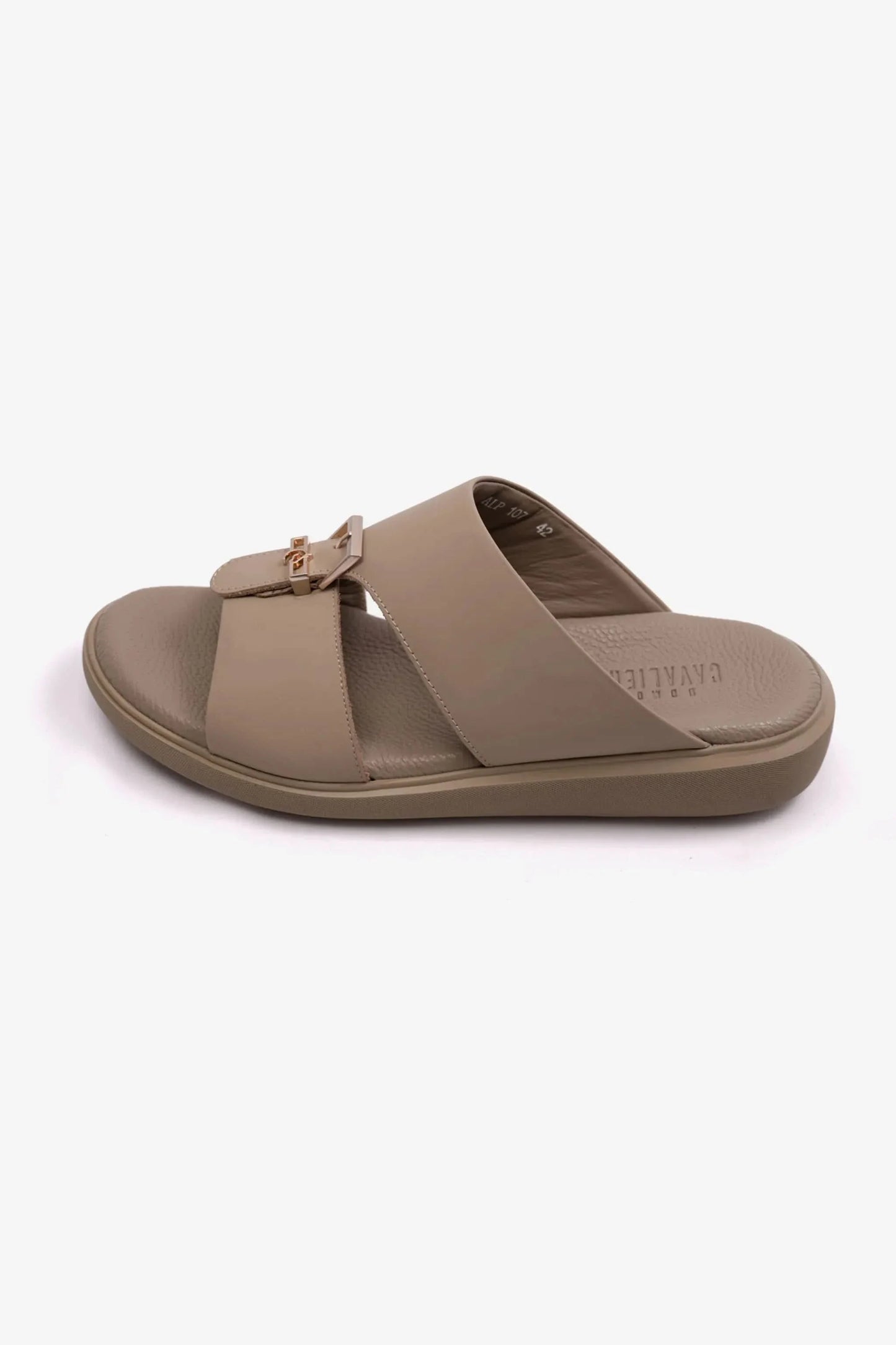 Cavalier Uomo Men's Classic Outsole Arabic Sandals Beige MSDCVALP107