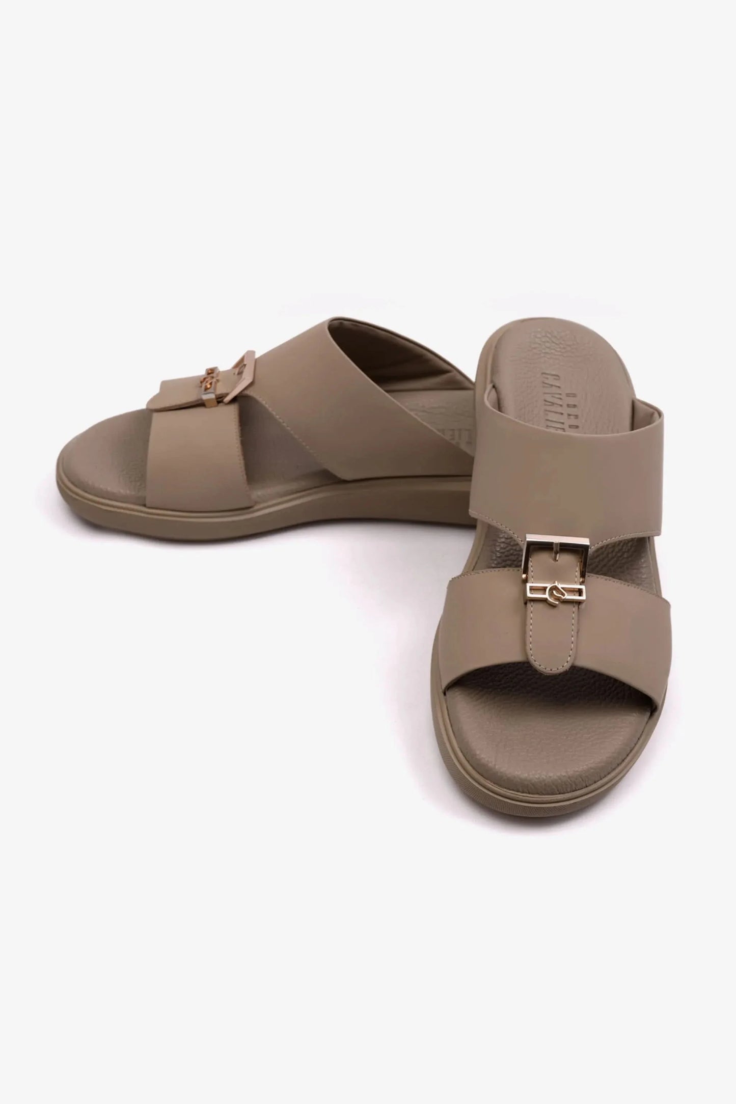 Cavalier Uomo Men's Classic Outsole Arabic Sandals Beige MSDCVALP107