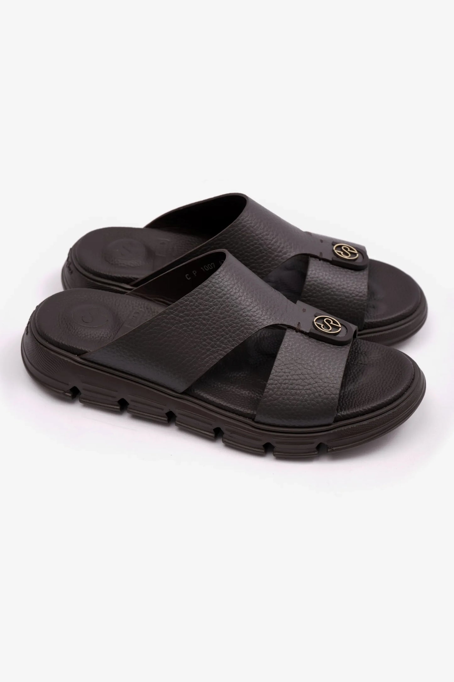 Comfort Plus Men's Arabic Soft Milled Sandals Brown MSDCP1007