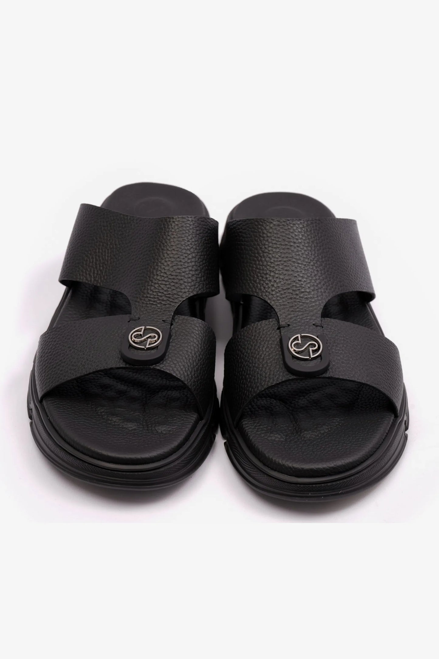 Comfort Plus Men's Soft Milled Arabic Sandals Black CP1007