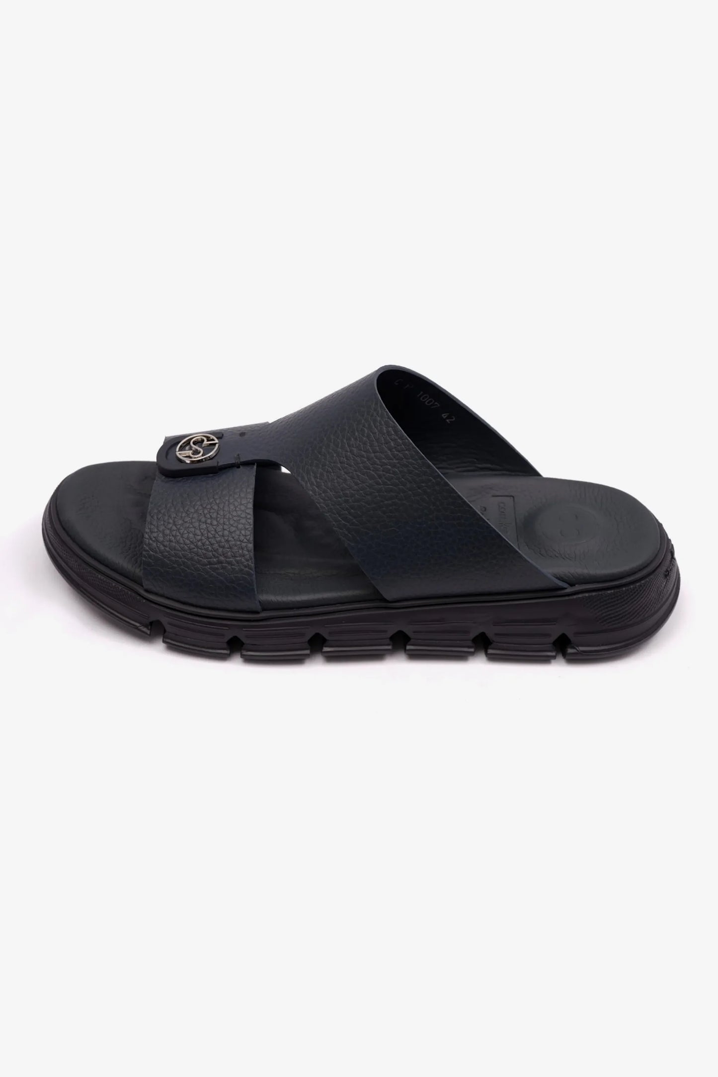 Comfort Plus Men's Soft Milled Arabic Sandals Navy MSDCP1007