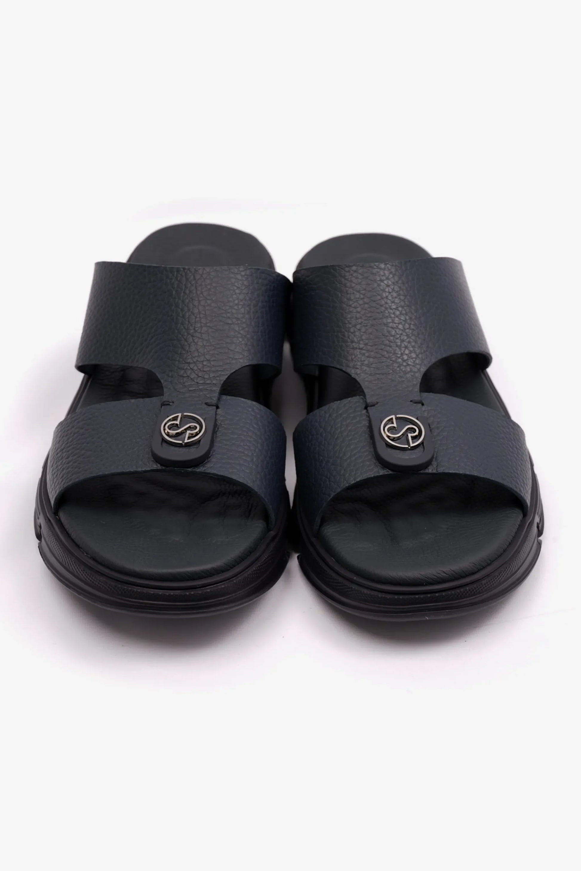 Comfort Plus Men's Soft Milled Arabic Sandals Navy MSDCP1007