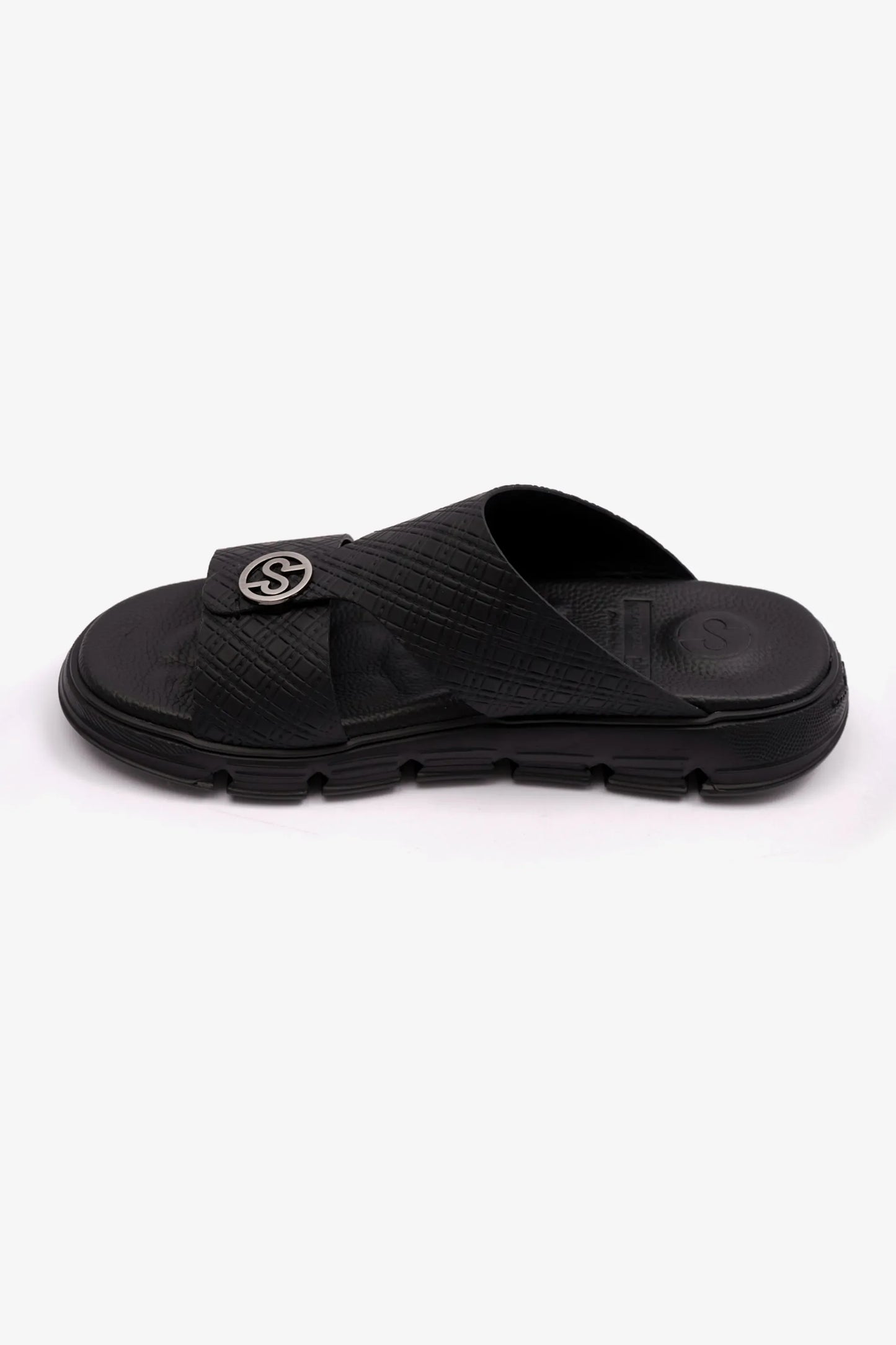 Comfort Plus Men's Italian Outsole Arabic Sandals Black CP1002