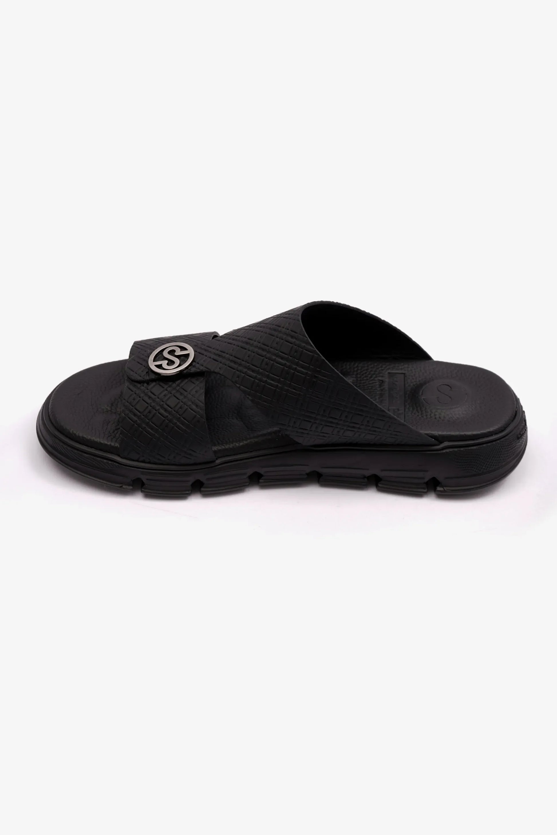 Comfort Plus Men's Italian Outsole Arabic Sandals Black CP1002