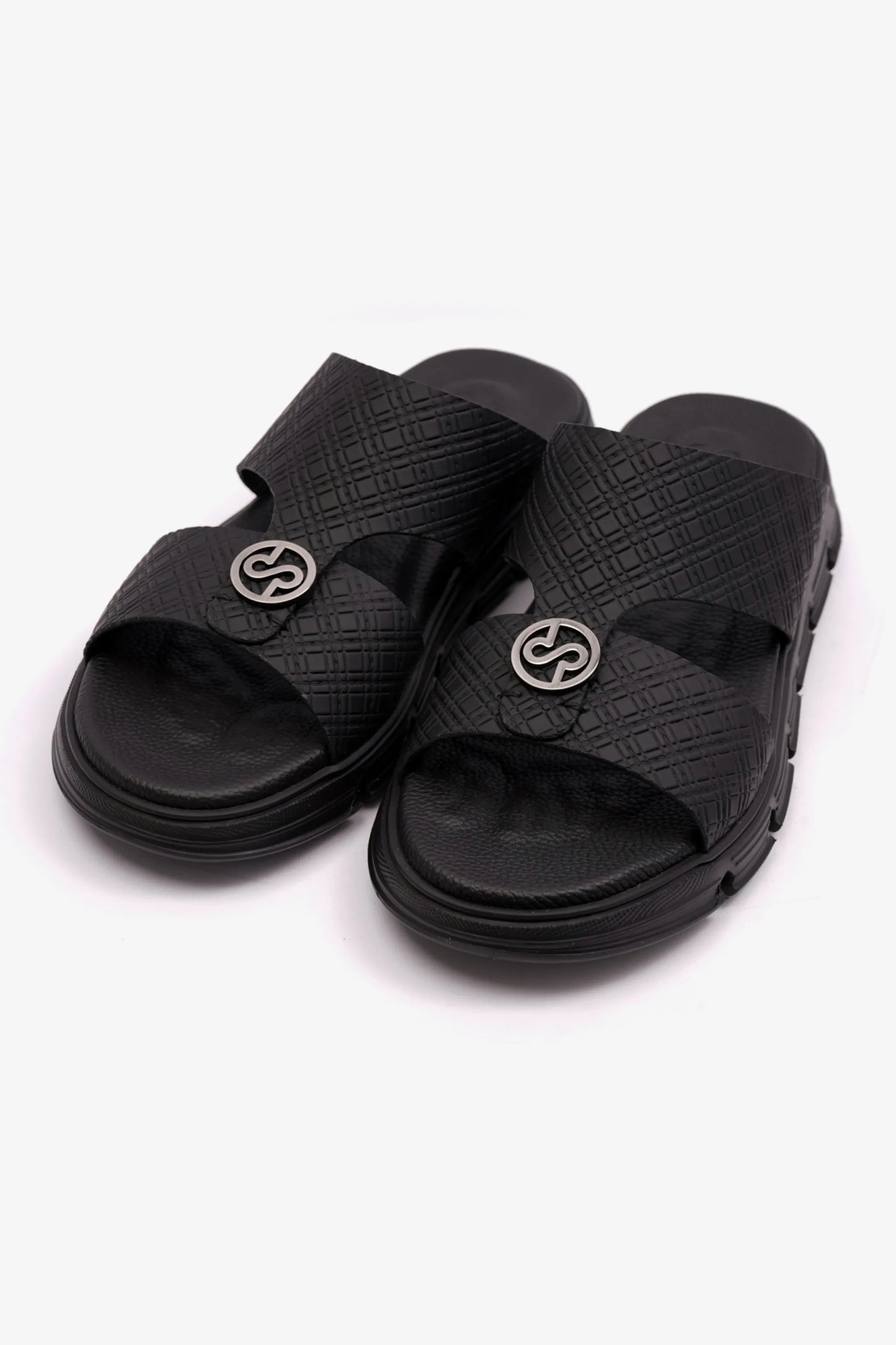 Comfort Plus Men's Italian Outsole Arabic Sandals Black CP1002