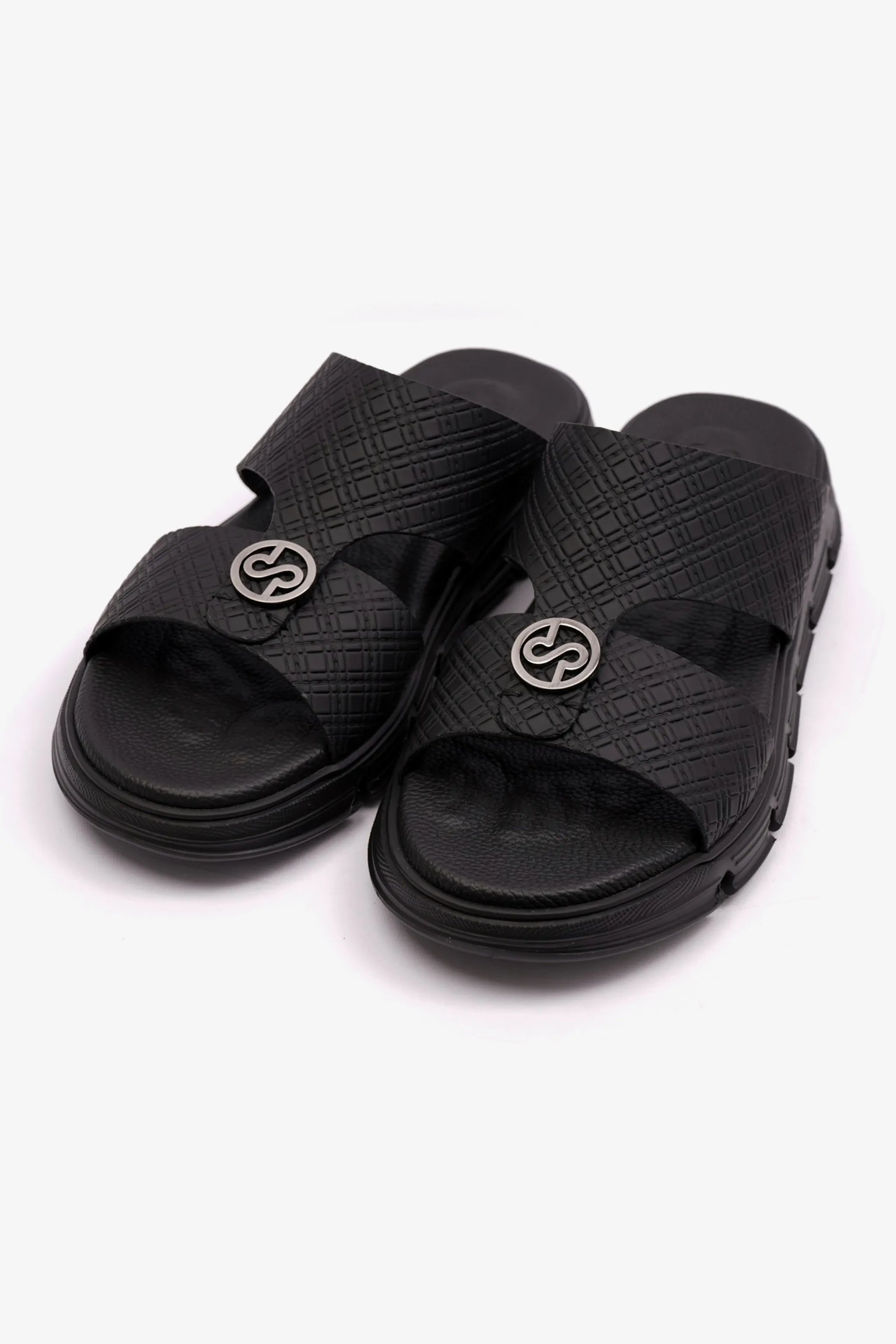 Comfort Plus Men's Italian Outsole Arabic Sandals Black CP1002