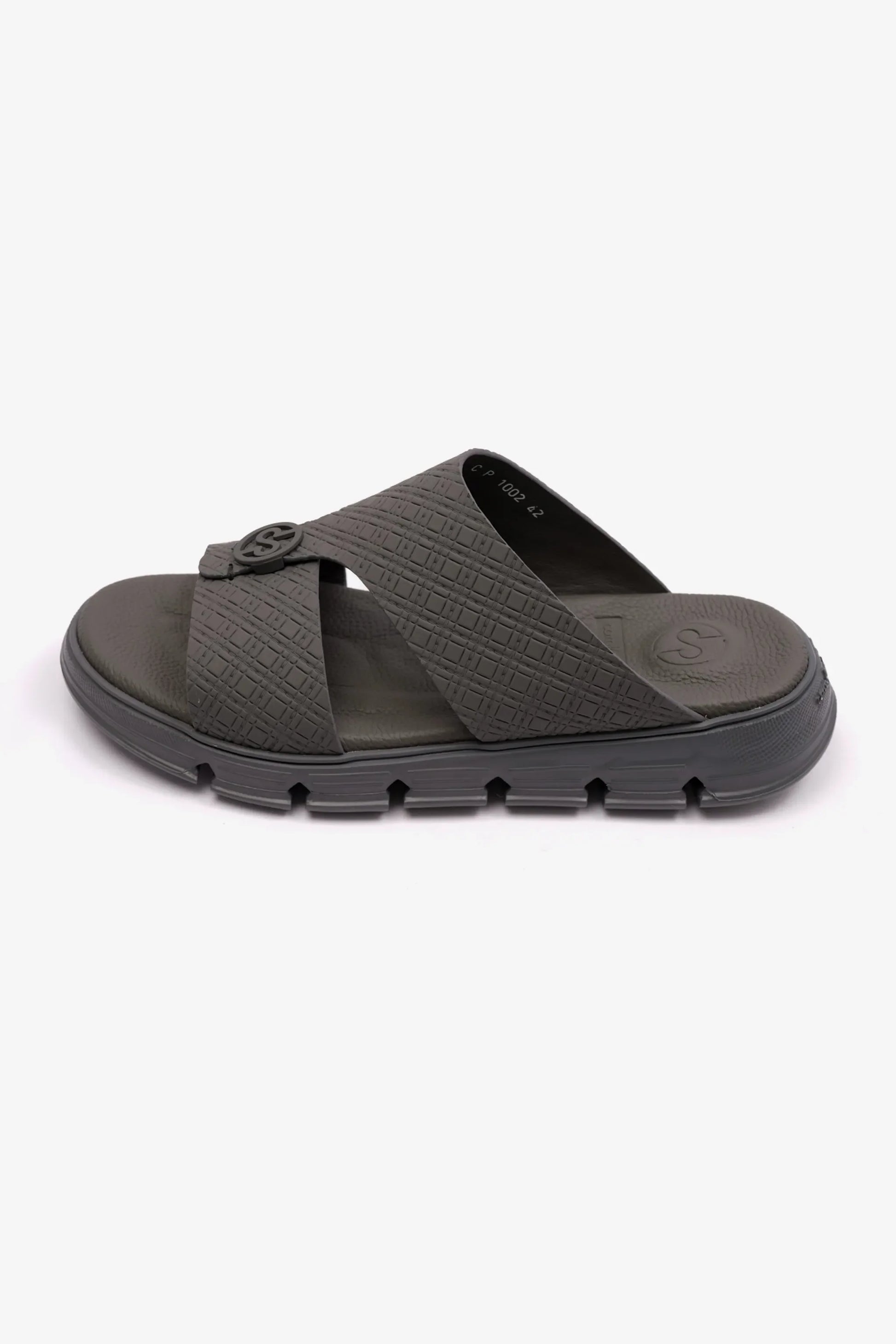 Comfort Plus Men's Italian Outsole Arabic Sandals Grey MSDCP1002