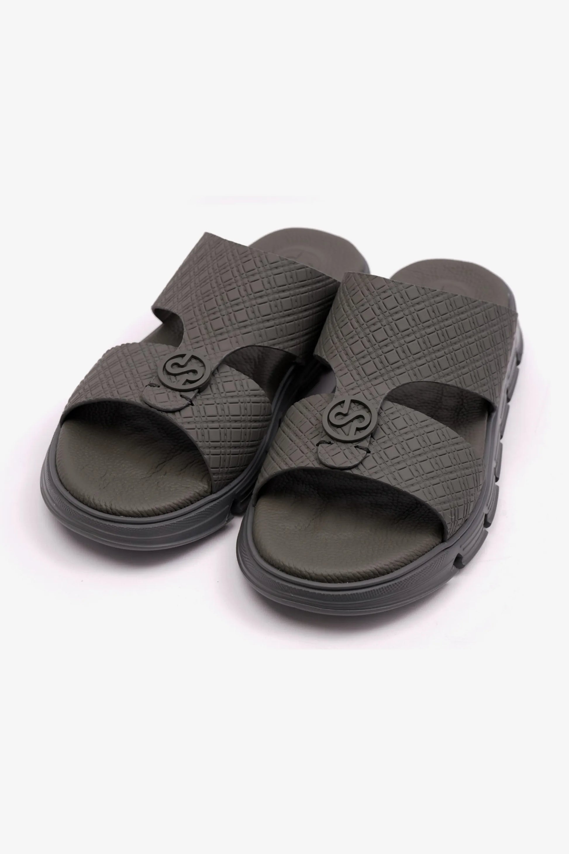 Comfort Plus Men's Italian Outsole Arabic Sandals Grey MSDCP1002