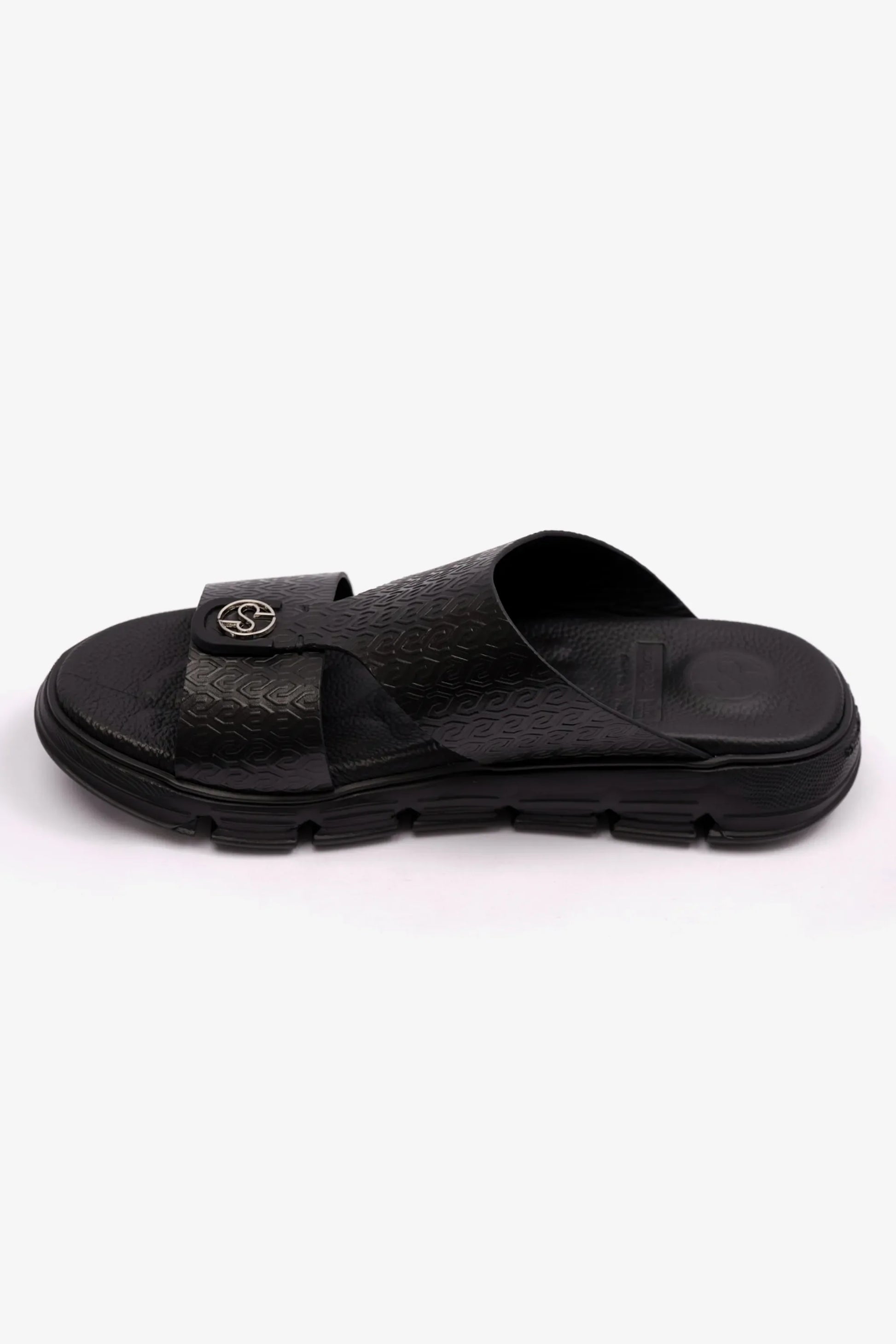 Comfort Plus Men's Italian Outsole Arabic Sandals Black MSDCP1008