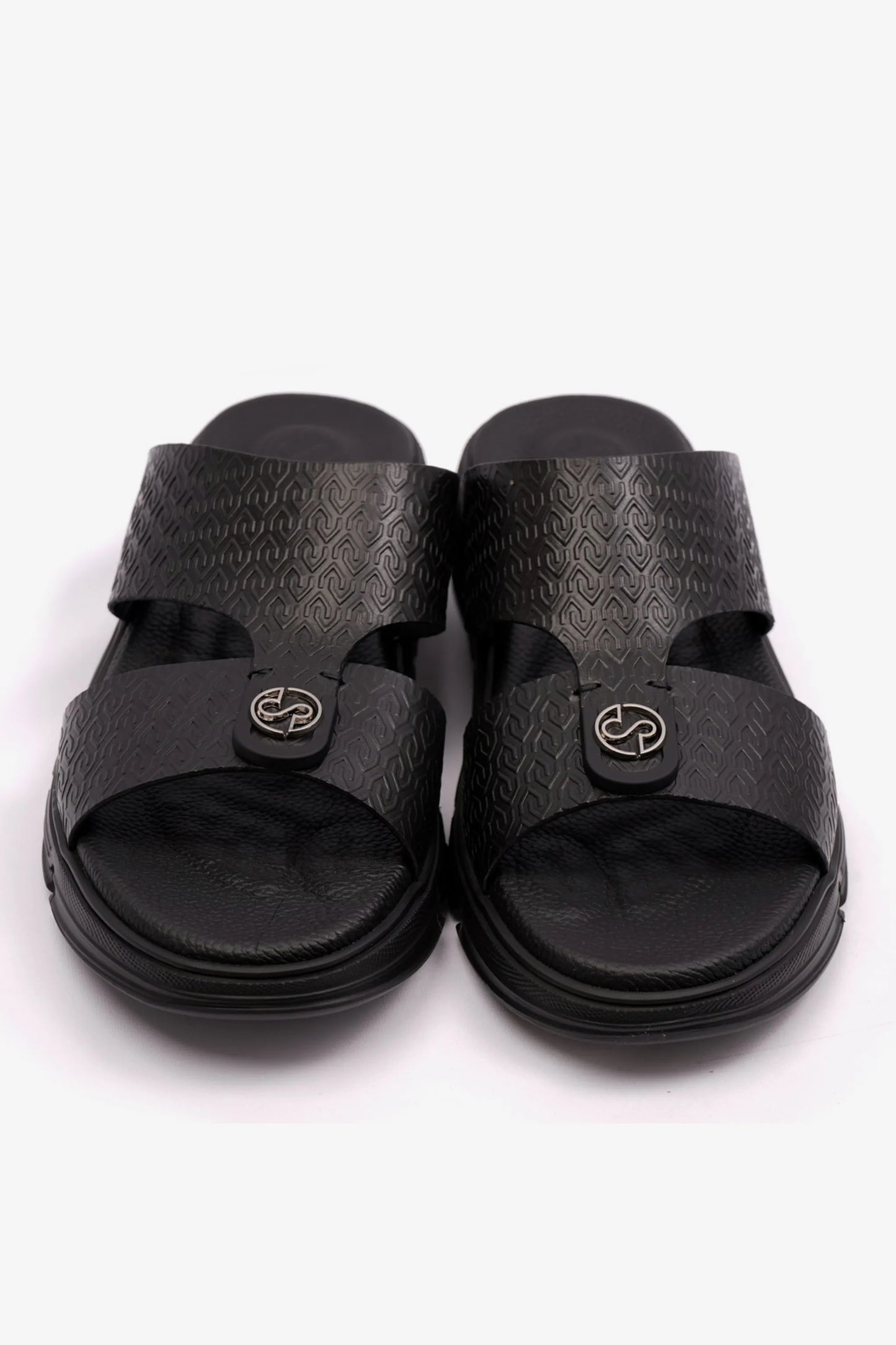 Comfort Plus Men's Italian Outsole Arabic Sandals Black MSDCP1008