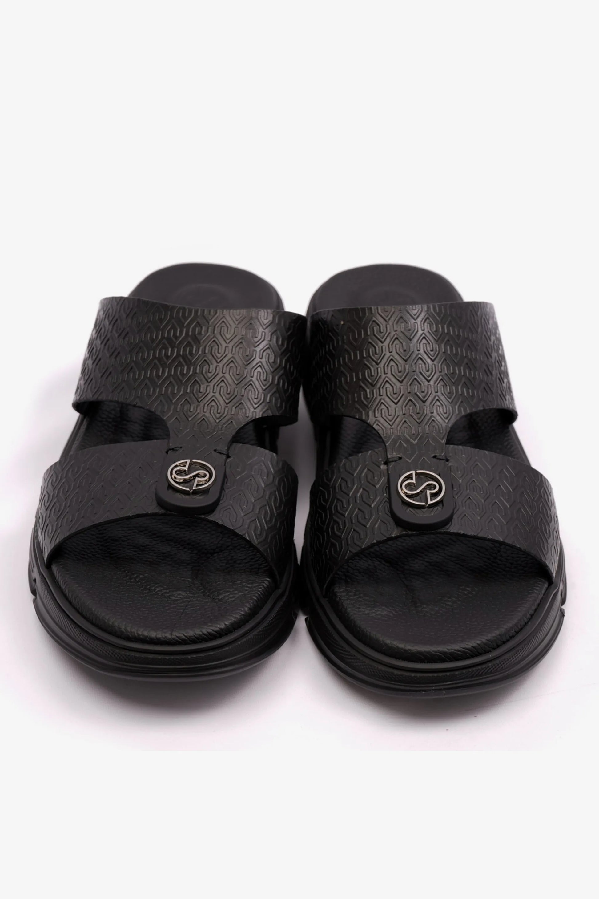 Comfort Plus Men's Italian Outsole Arabic Sandals Black MSDCP1008