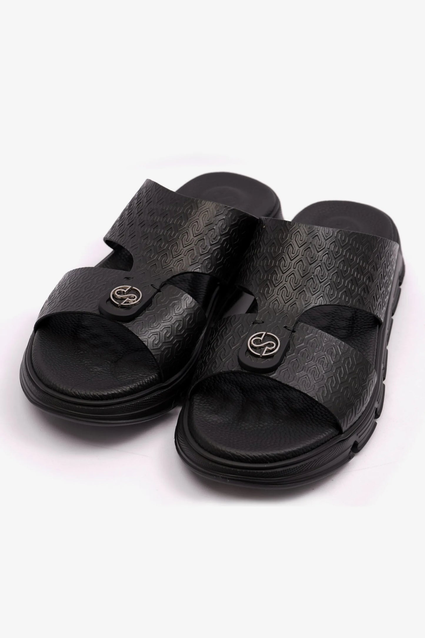Comfort Plus Men's Italian Outsole Arabic Sandals Black MSDCP1008