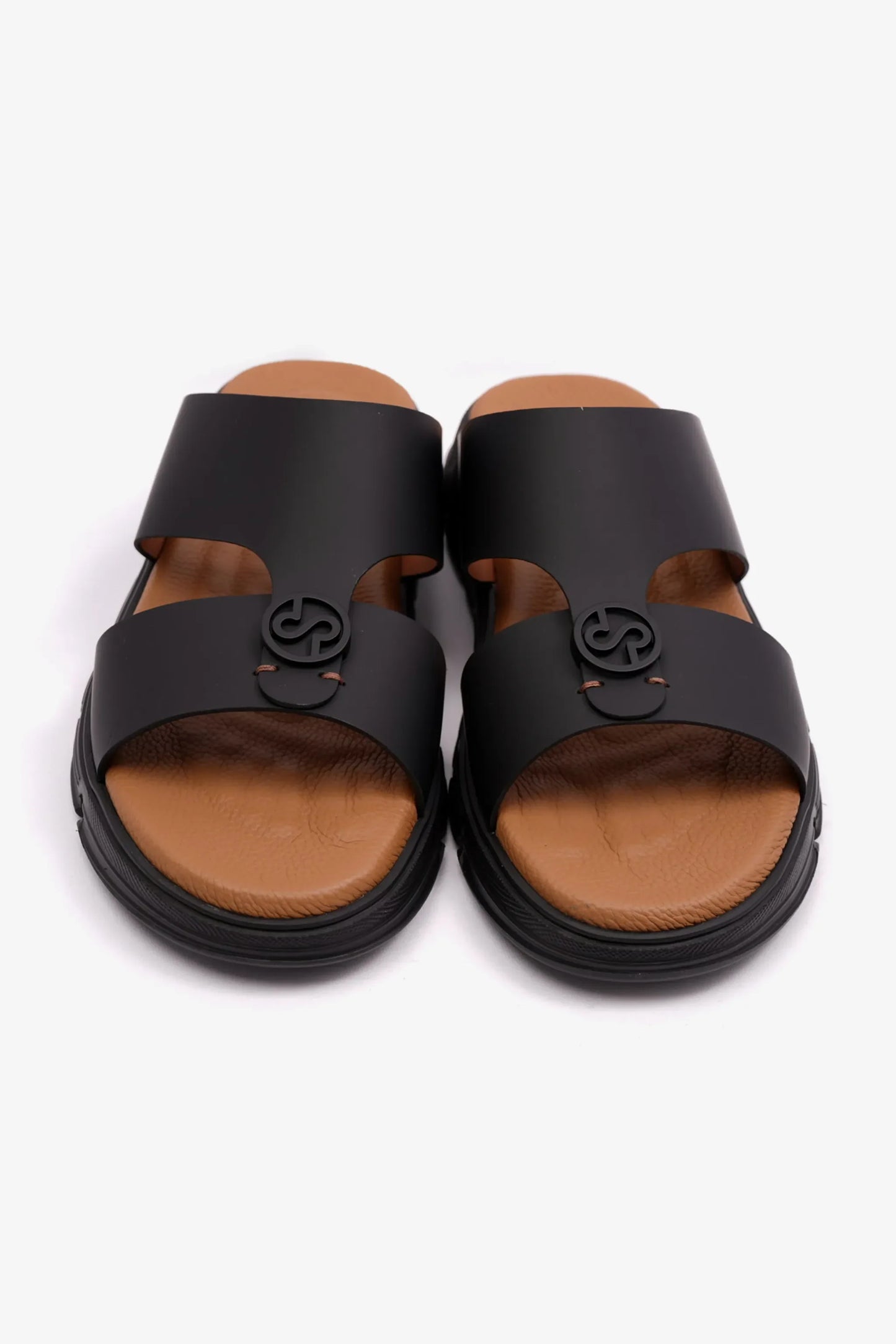 Comfort Plus Men's Matte Arabic Sandals Black MSDCP 1001