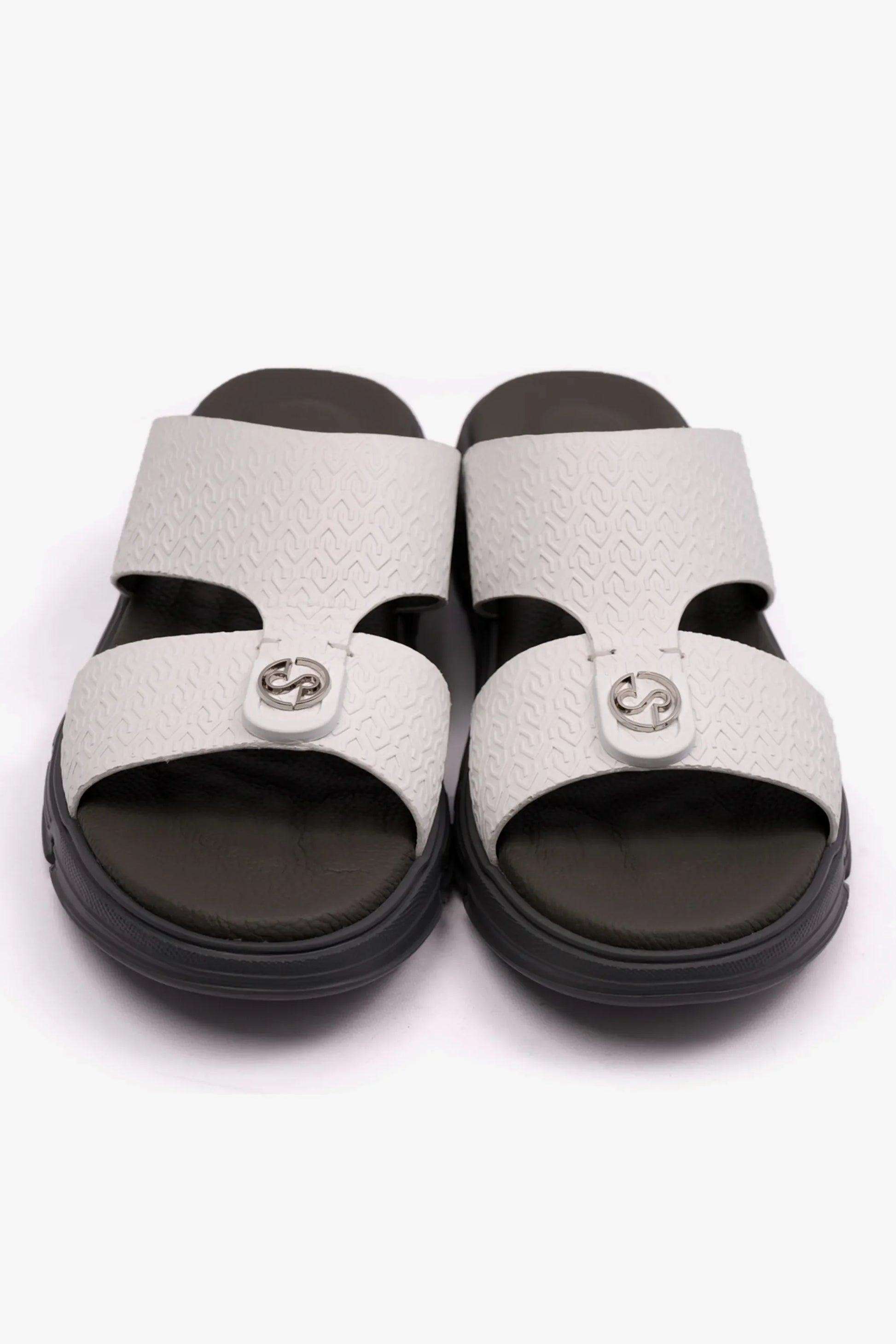 Comfort Plus Men's Italian Outsole Arabic Sandals White CP1008