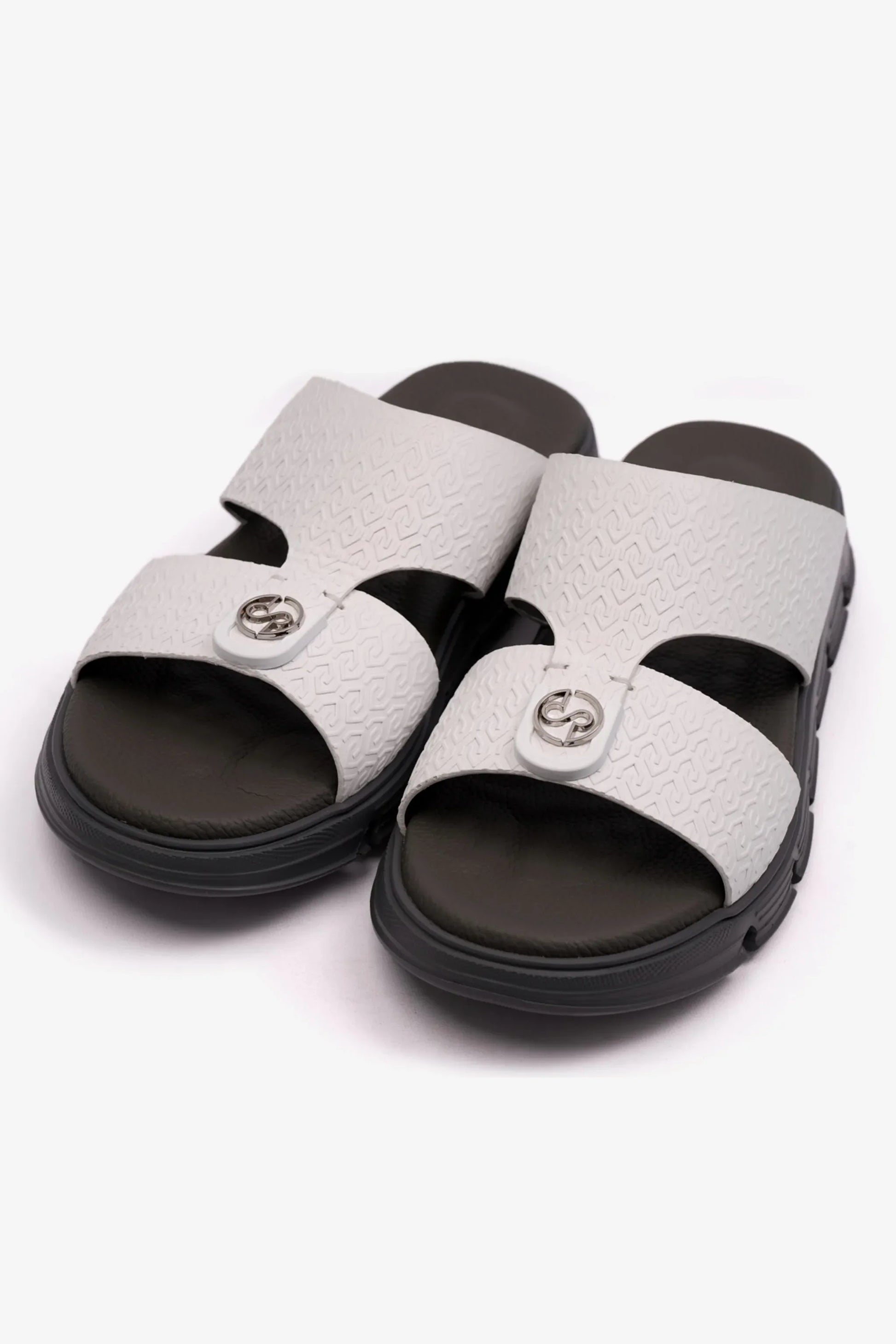 Comfort Plus Men's Italian Outsole Arabic Sandals White CP1008