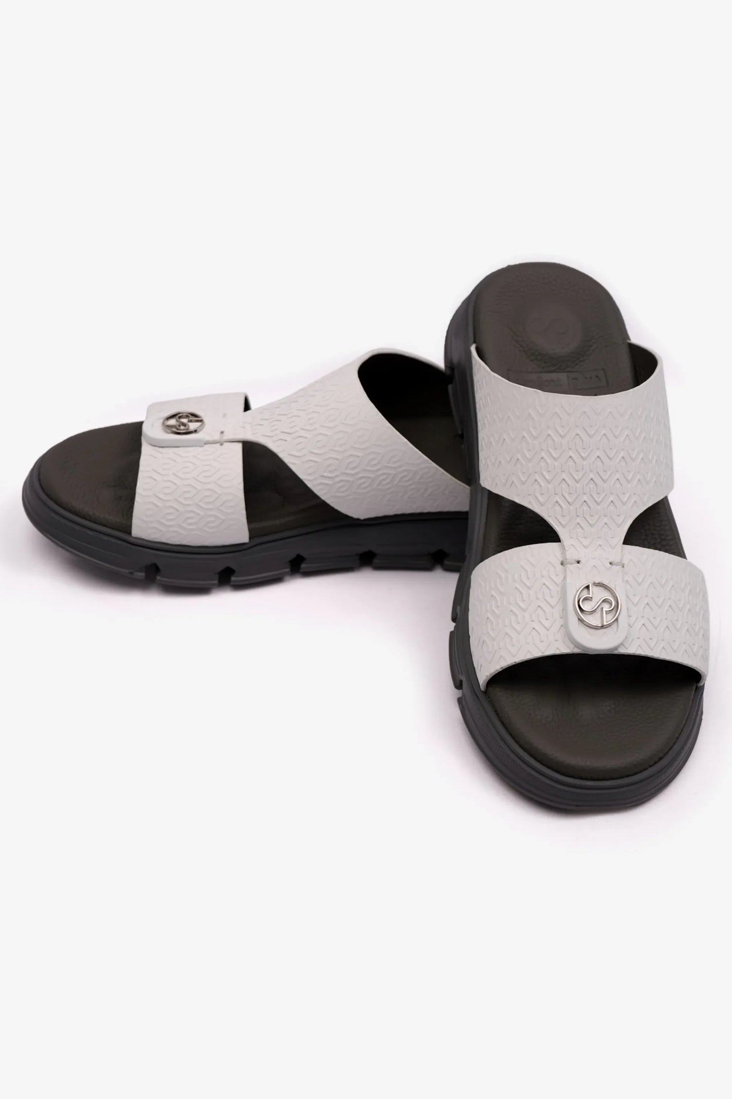 Comfort Plus Men's Italian Outsole Arabic Sandals White CP1008