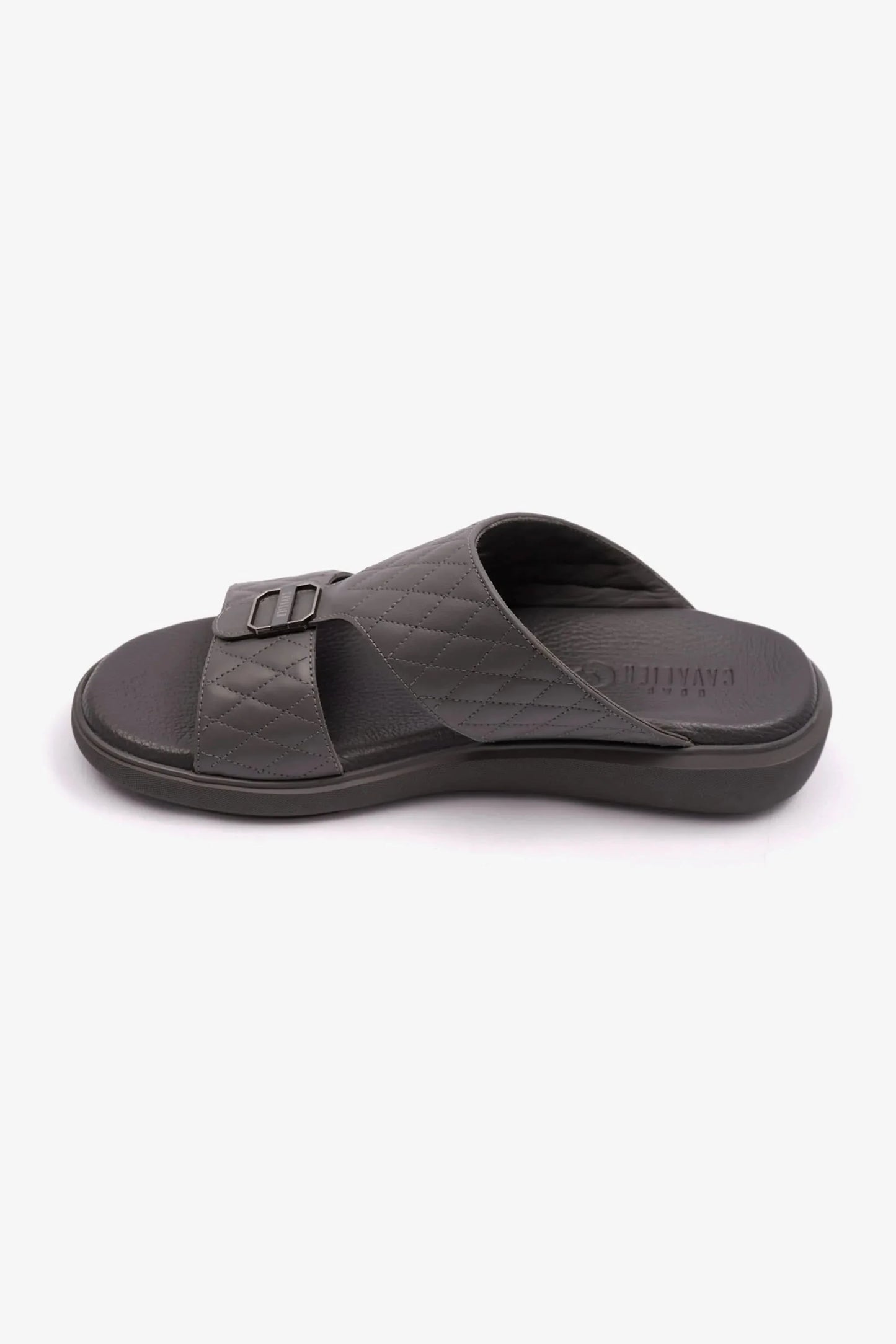 Cavalier Uomo Men's Arabic Quilting Pattern Sandals Grey MSDCVALP108