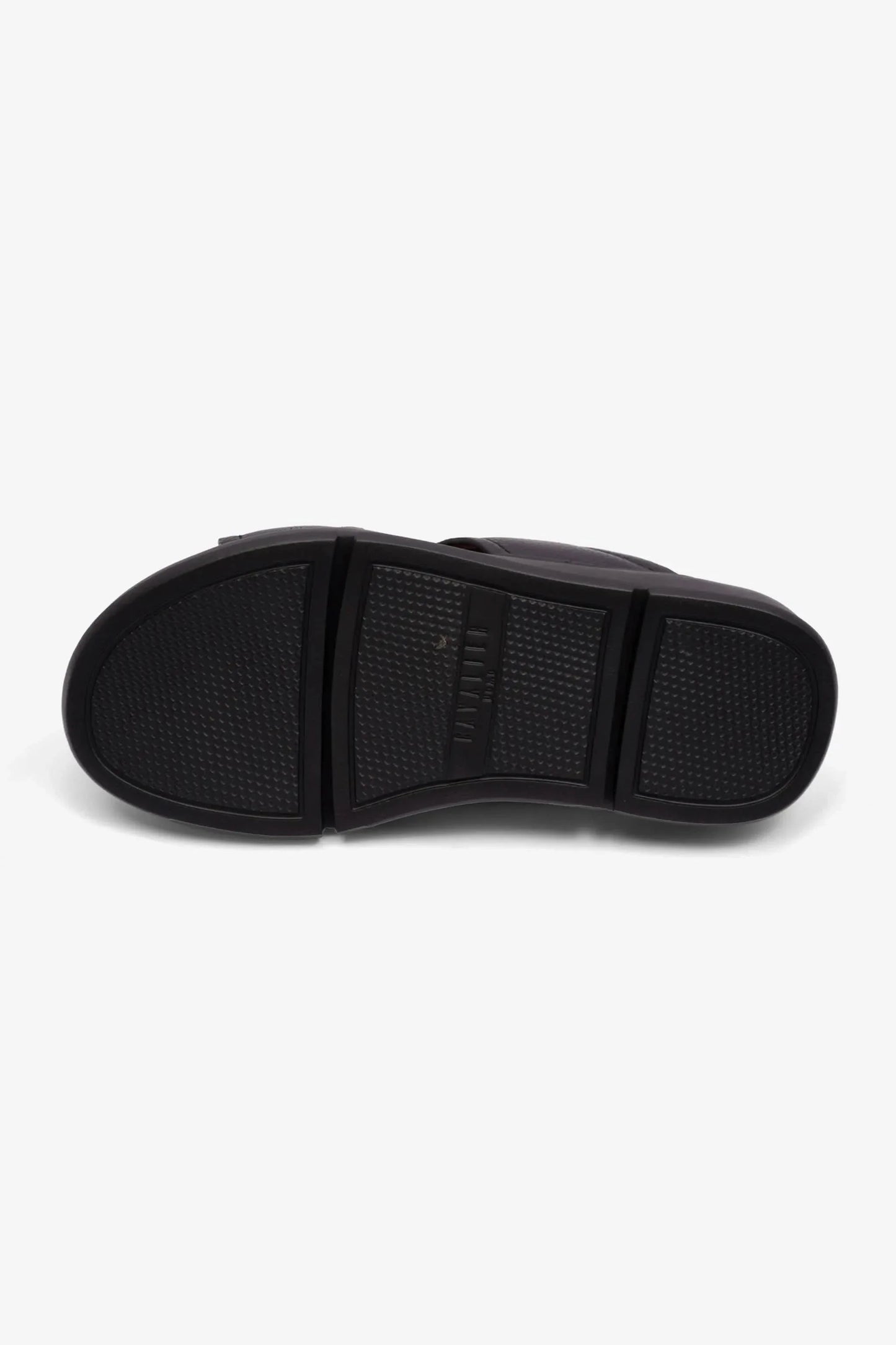 Cavalier Uomo Men's Leo Leather Arabic Sandals Black MSDCVLEO405