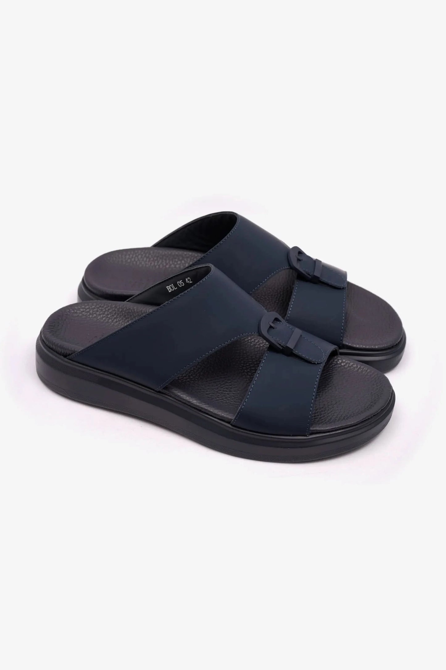Cavalier Uomo Men's Classic Trim Cushioned Arabic Sandals Navy MSDCVBOL05
