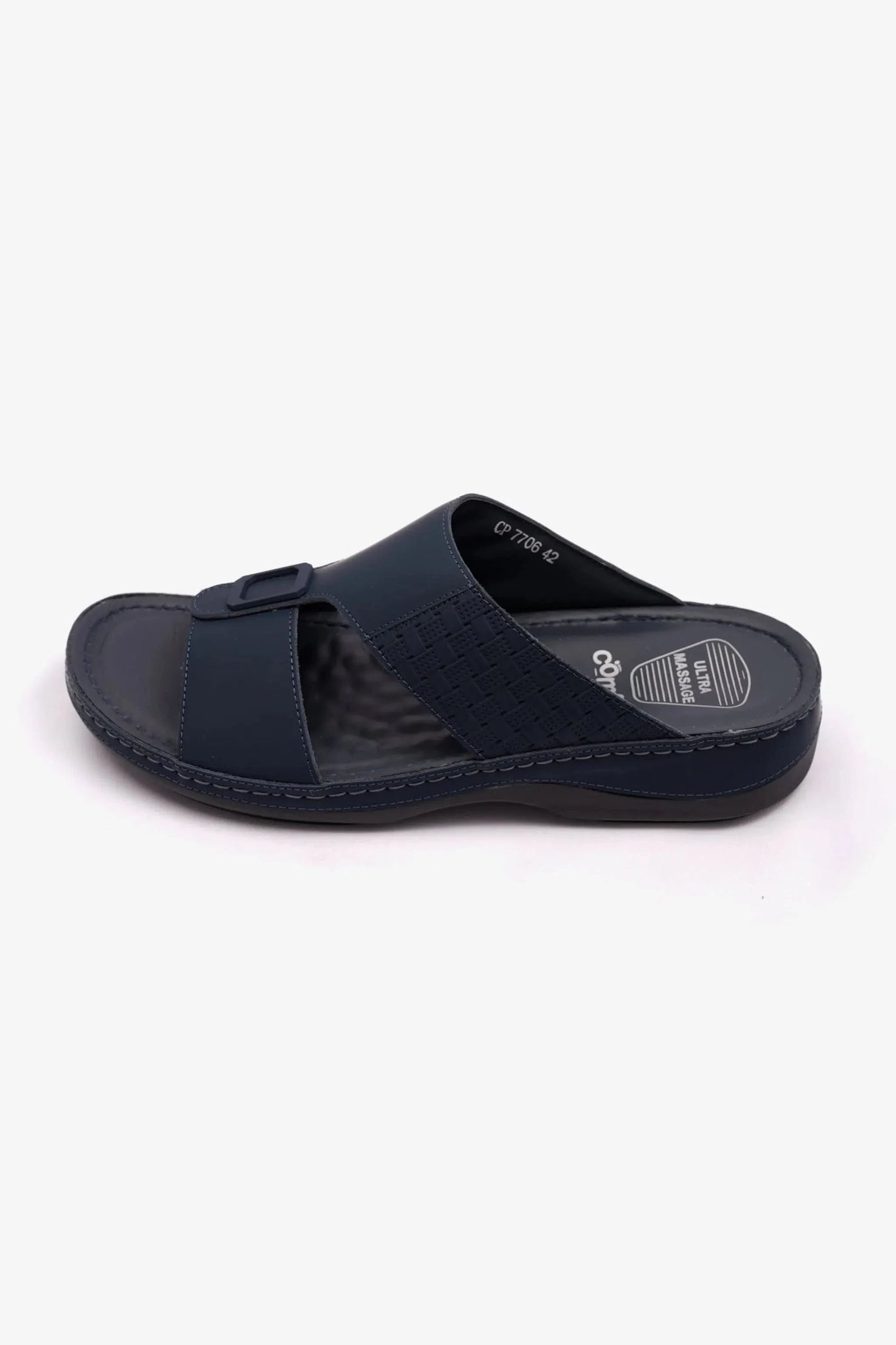 Comfort Plus Men's Stylish Trim Sandals Navy MSDCP7706