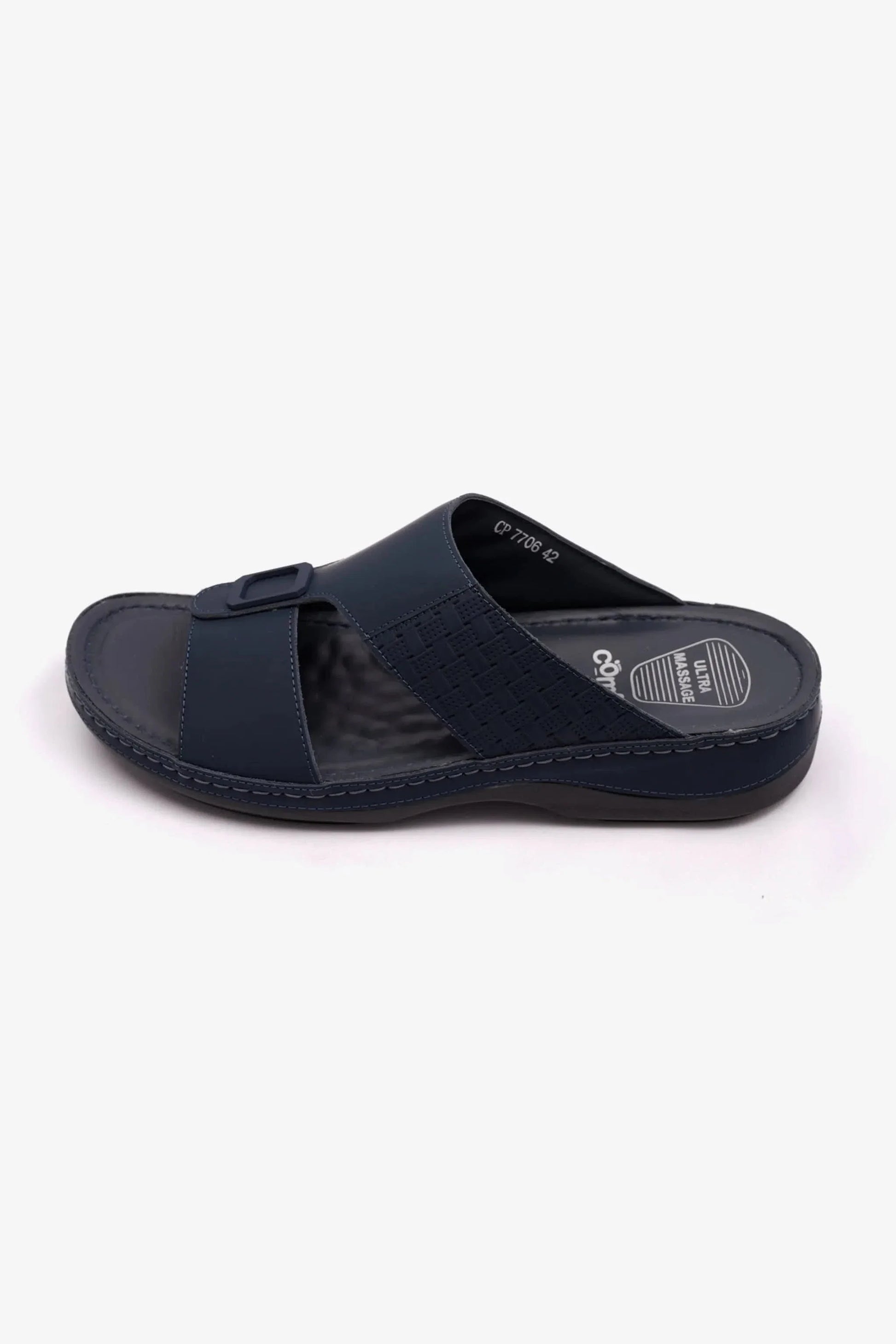 Comfort Plus Men's Stylish Trim Sandals Navy MSDCP7706