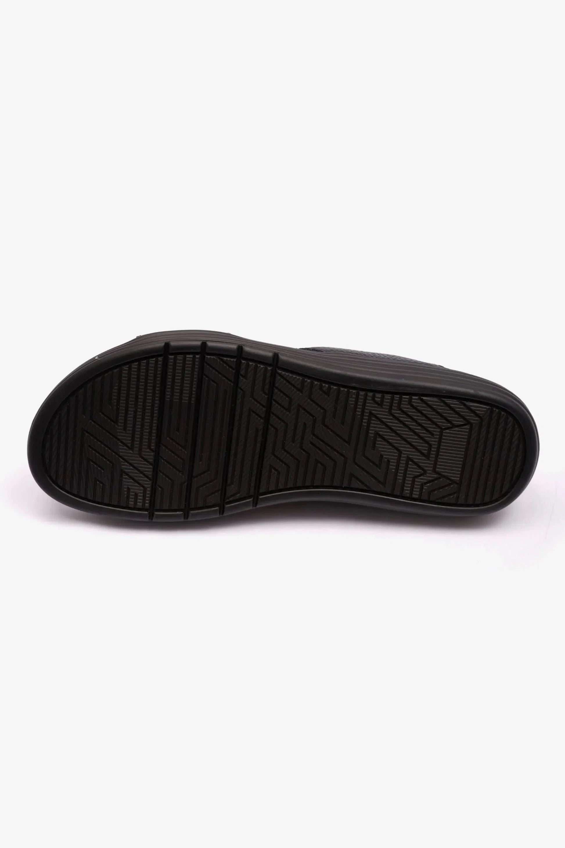 Comfort Plus Men's Soft Milled Arabic Sandals Black MSDCPFAR604
