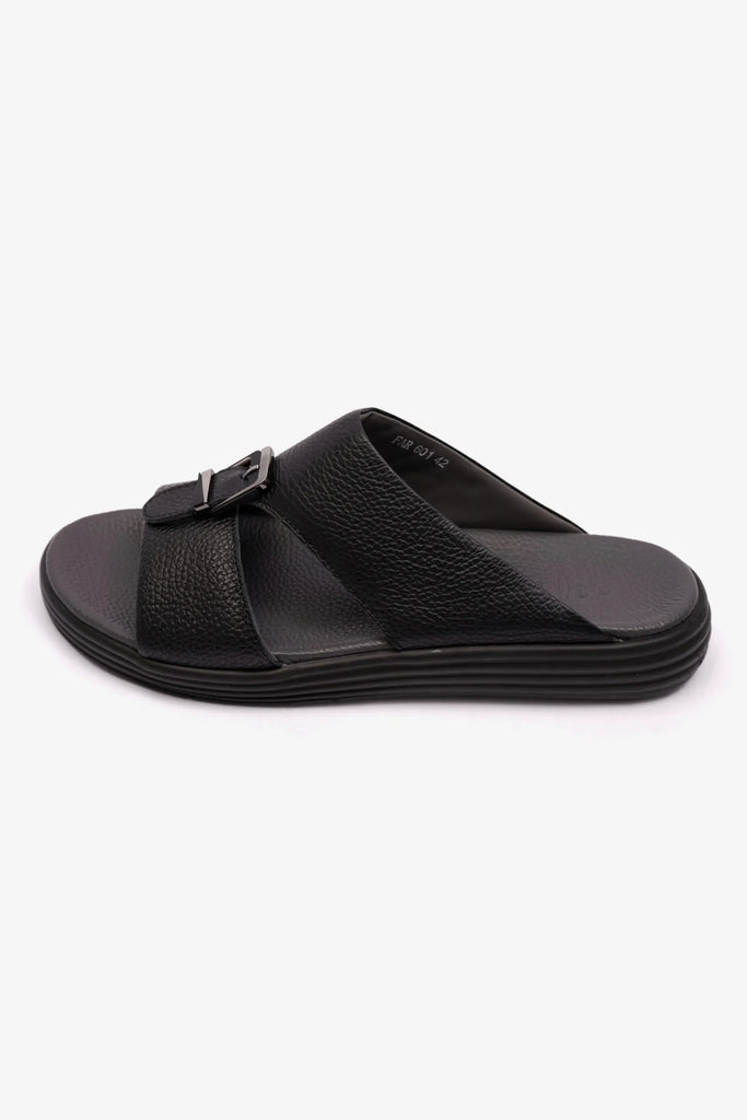 CLASSIC TRIM COMFORT PLUS MENS SANDALS FAR BLACK - Seventy7