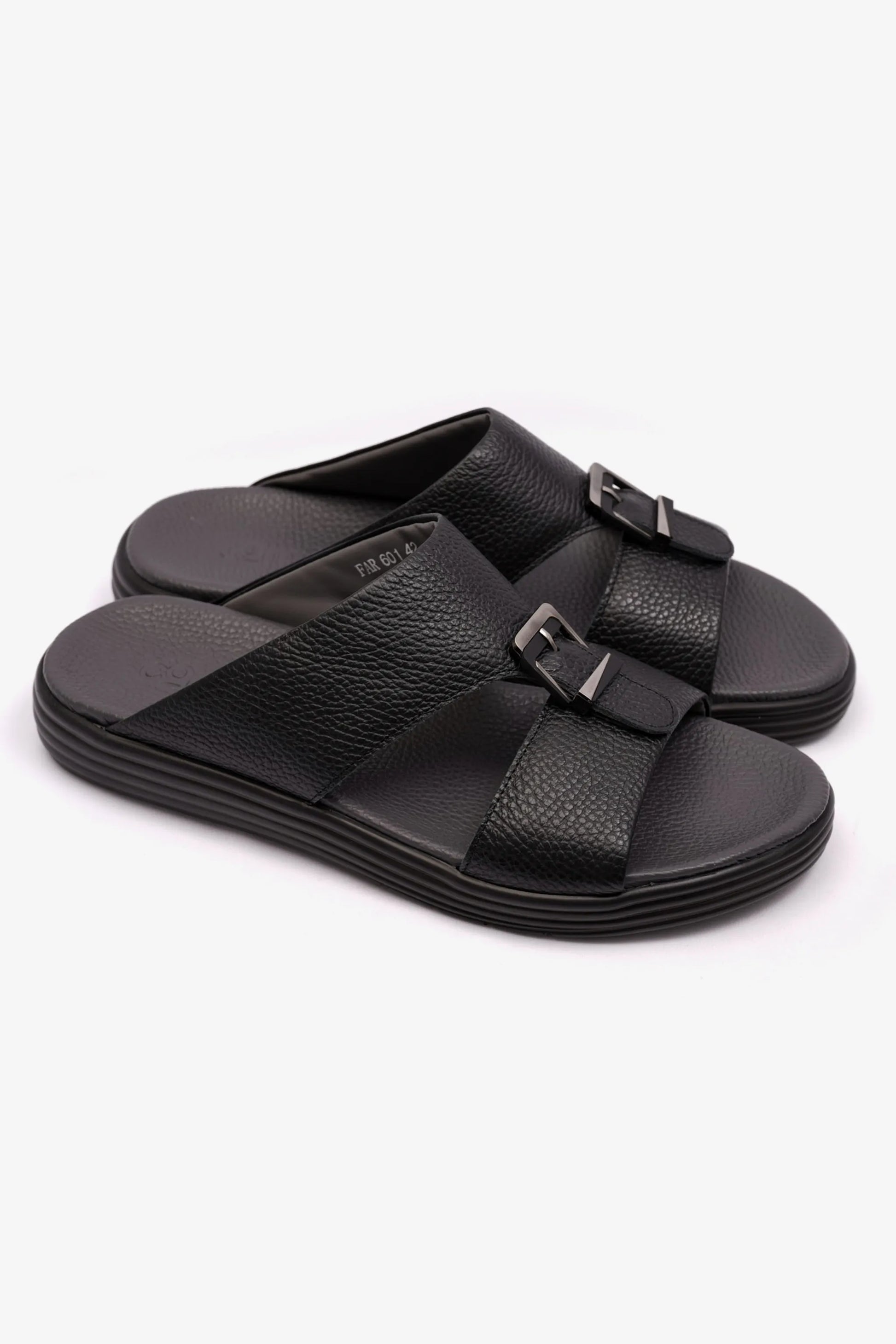 CLASSIC TRIM COMFORT PLUS MENS SANDALS FAR BLACK - Seventy7